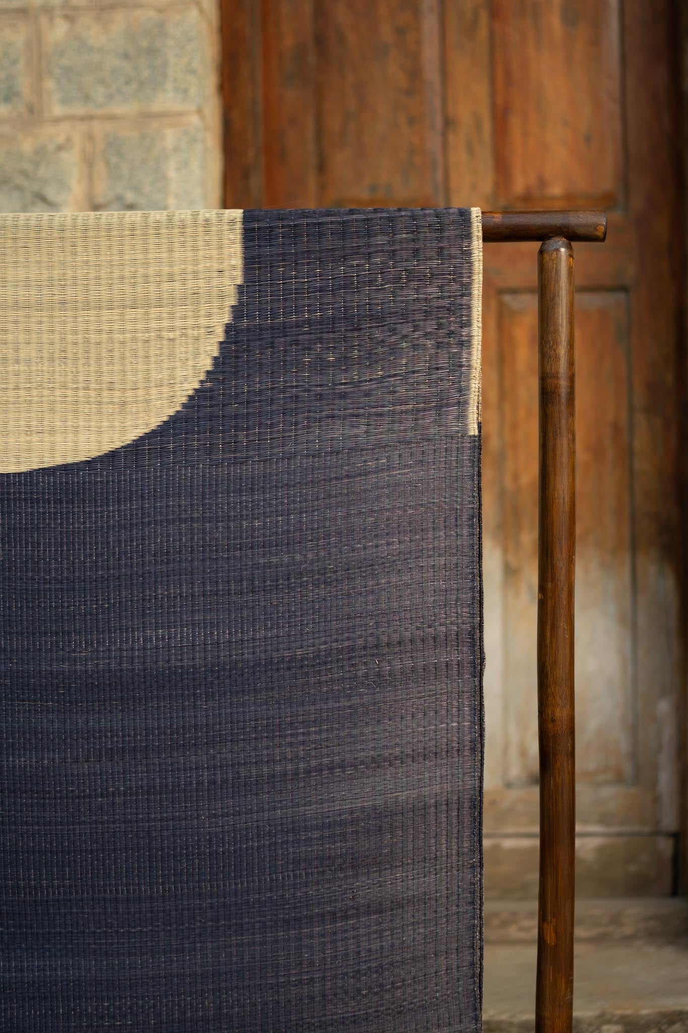 Damini Bindu Floor Mat Blue