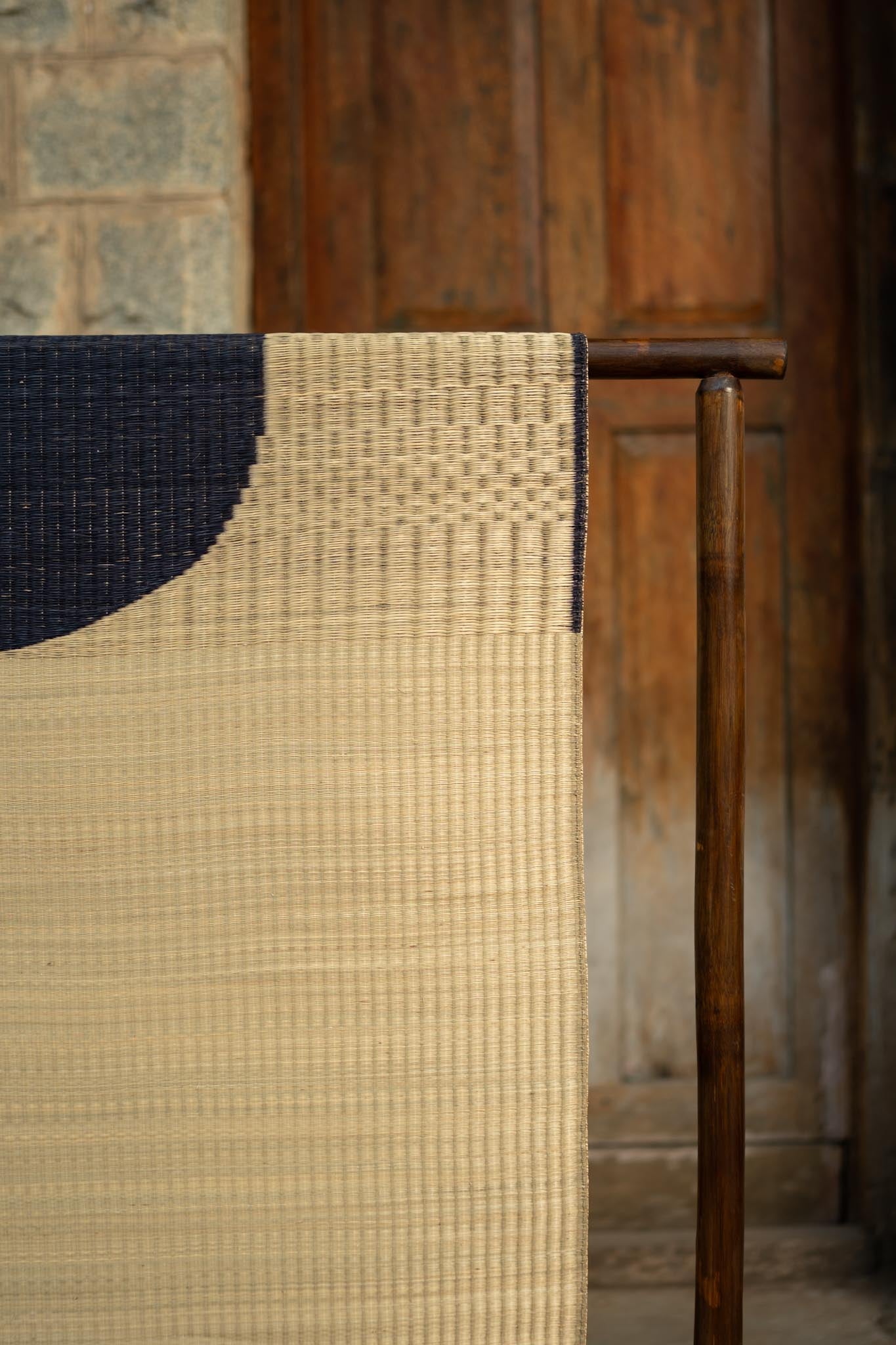 Damini Bindu Floor Mat Natural