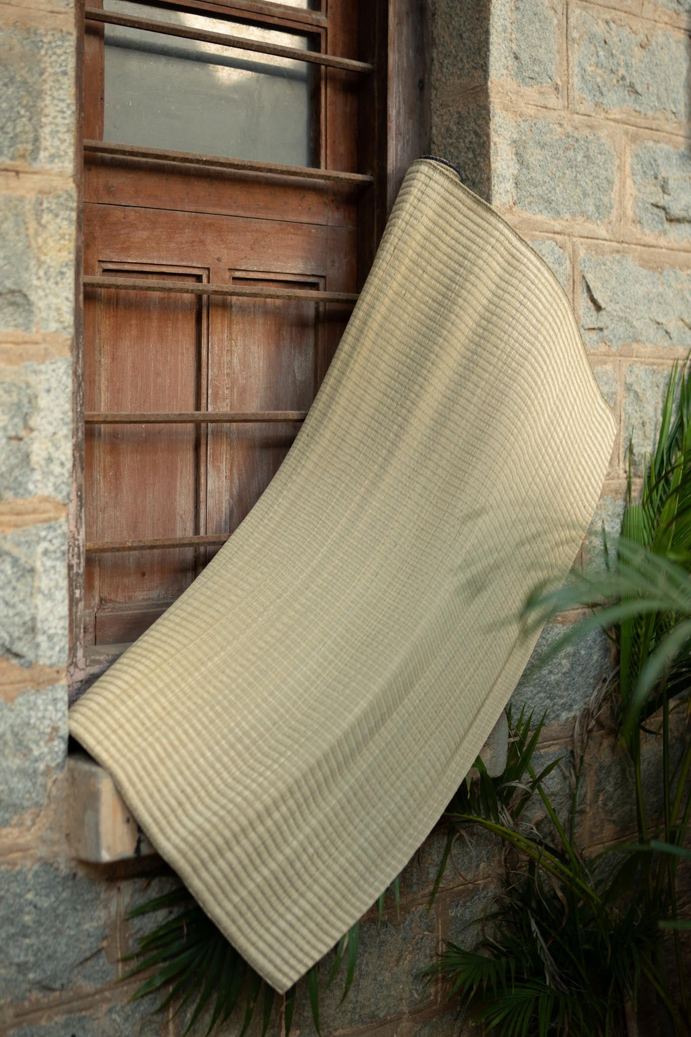 Damini Bindu Floor Mat Natural