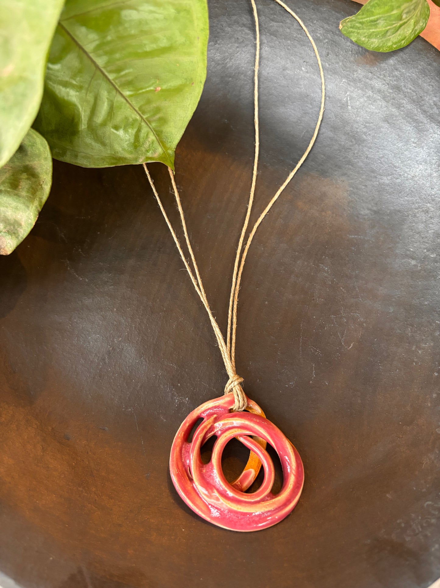 Medha Ceramic Pendant Necklace Medium
