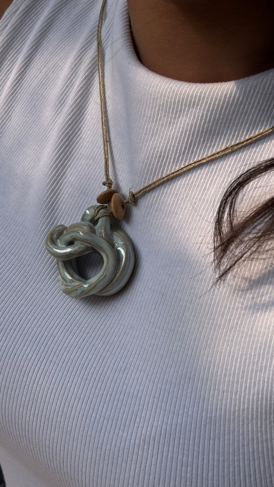 Medha Ceramic Pendant Necklace Medium