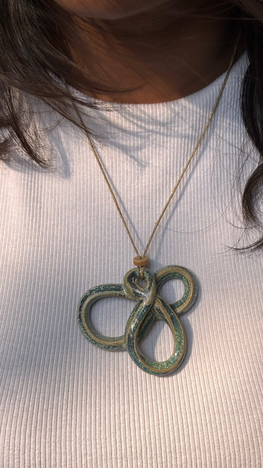 Medha Ceramic Pendant Necklace Medium
