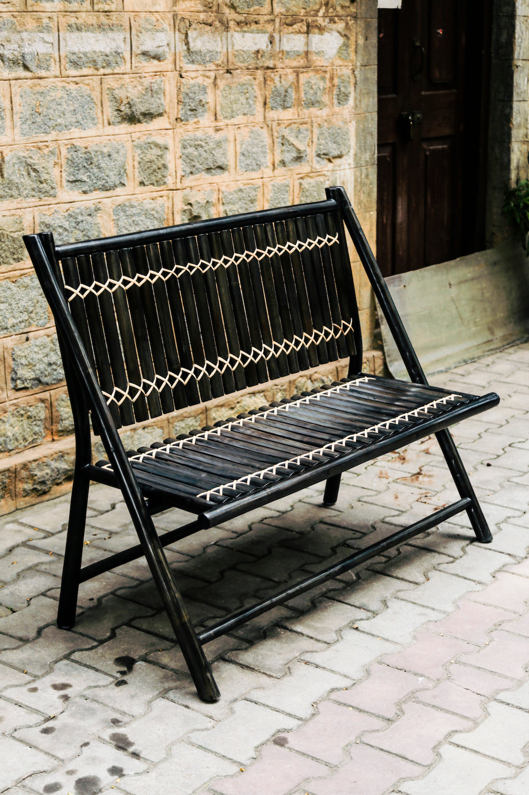 San Trong 2 Seater Bench (Black)