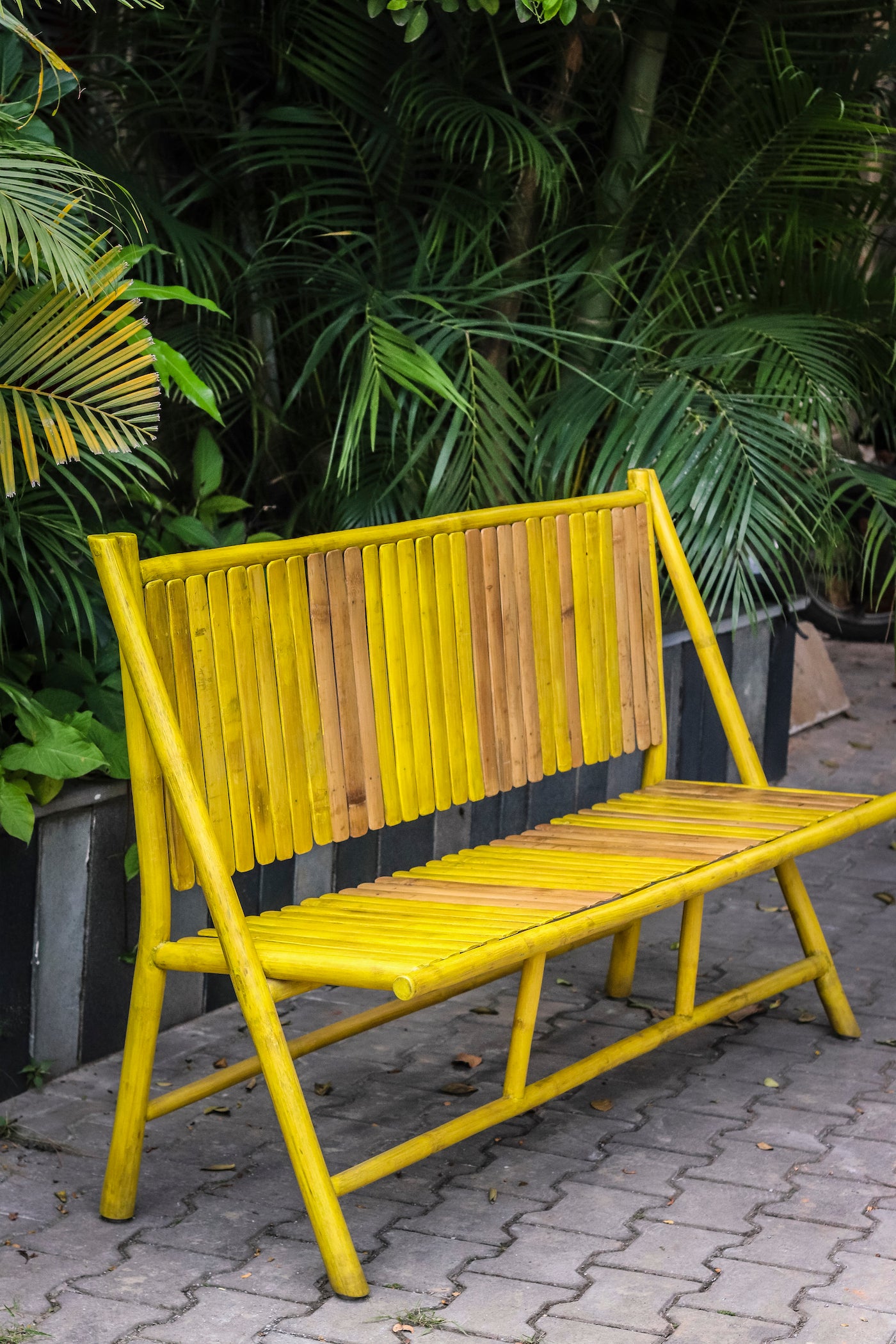 San Trong 3 Seater Bench (Yellow)