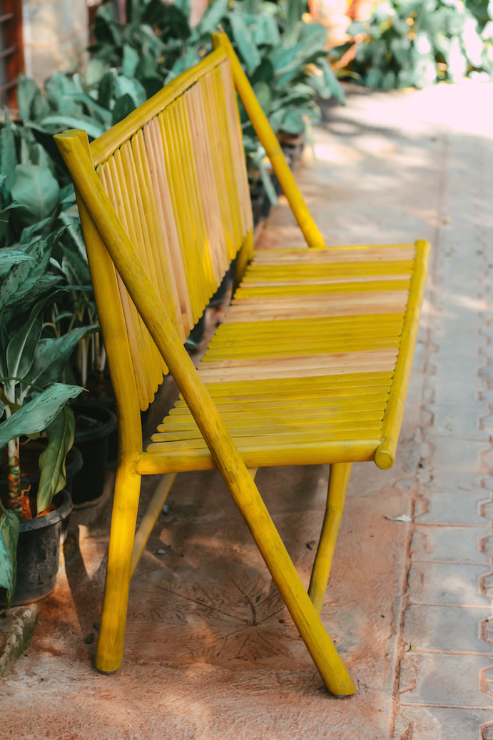 San Trong 3 Seater Bench (Yellow)