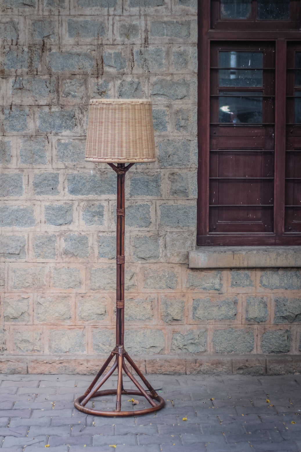 Serafi Rattan Floor Lamp