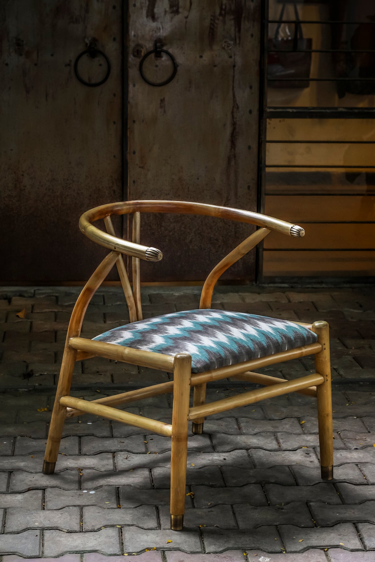 Wishbone Chair - Brass Caps