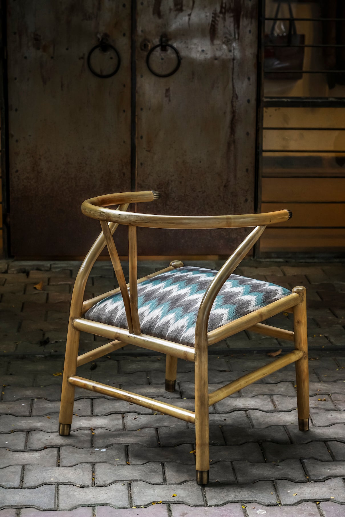 Wishbone Chair - Brass Caps