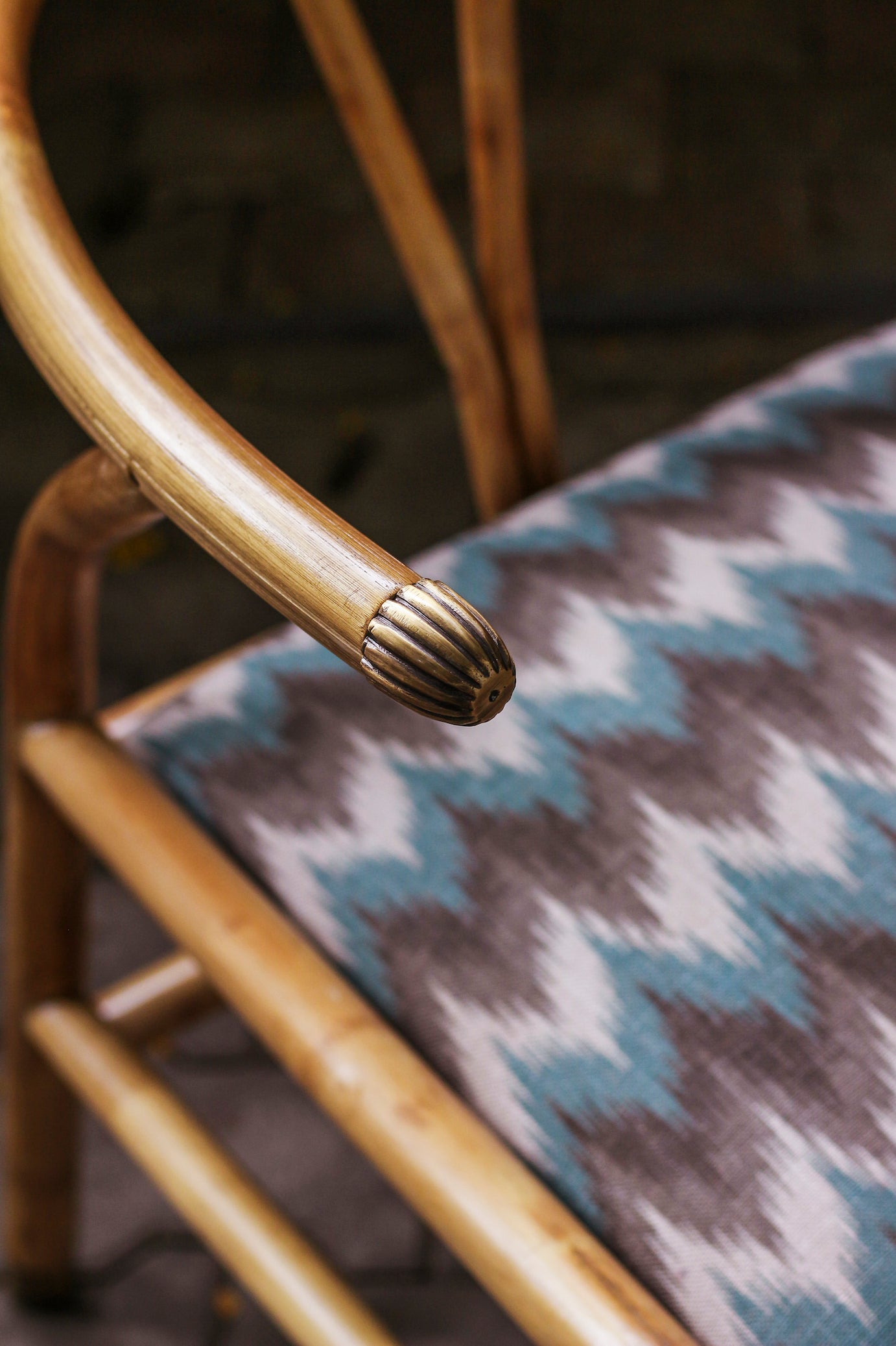 Wishbone Chair - Brass Caps