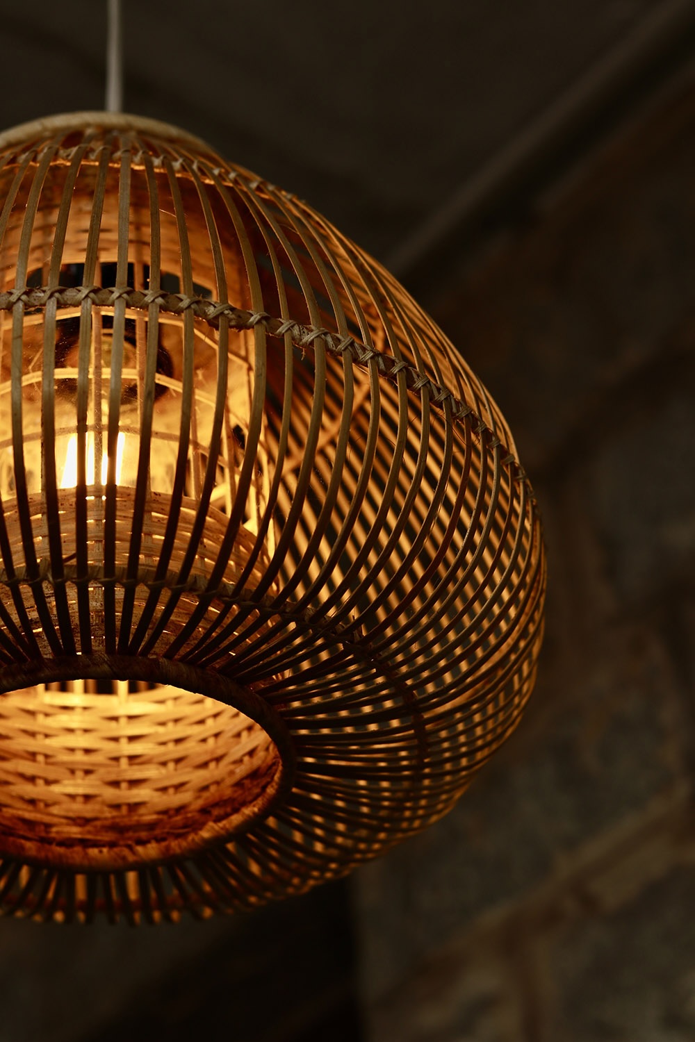 Serena Teardrop Bamboo Lampshade