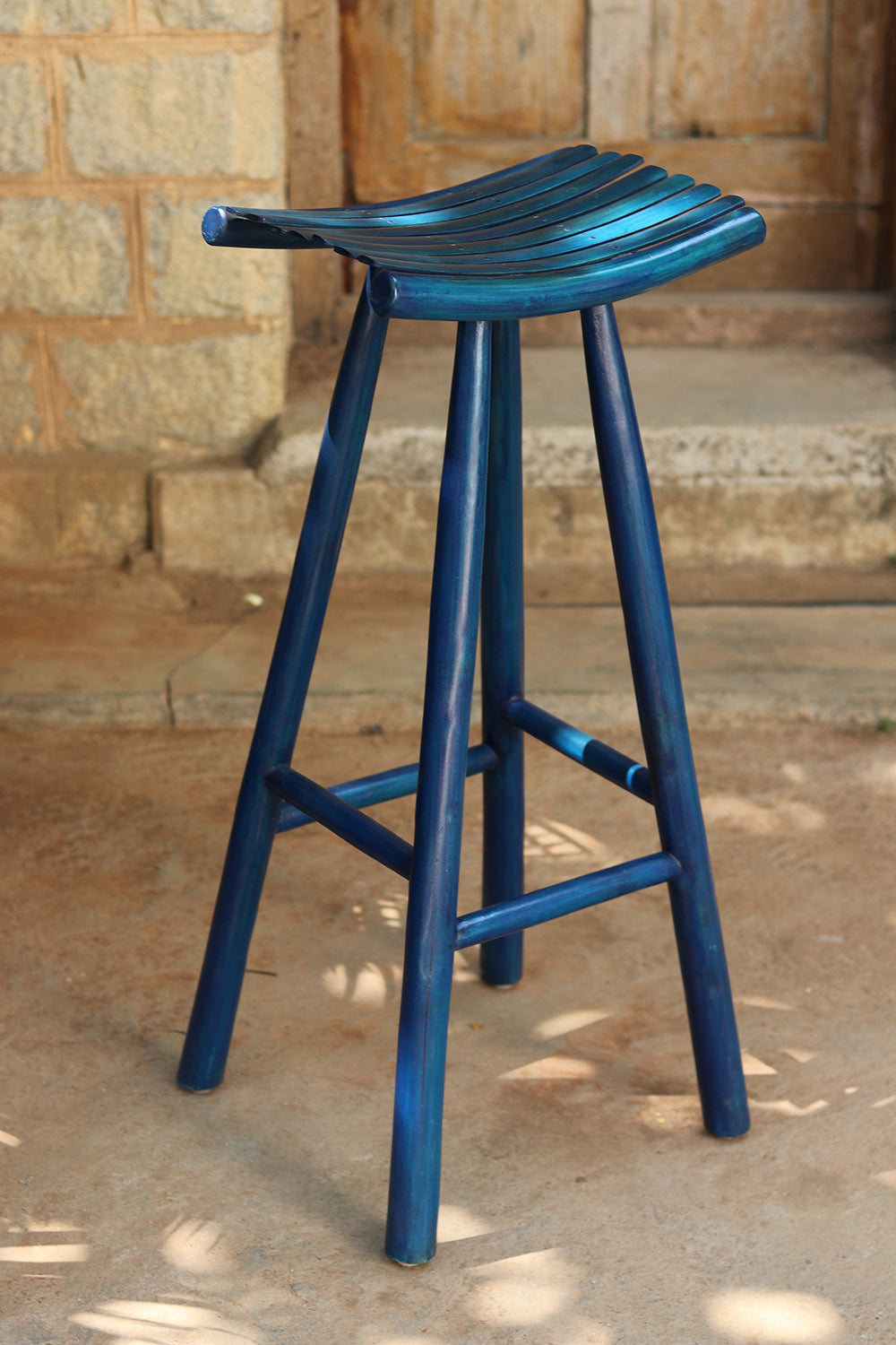 Madyam Bar Stool (Blue)