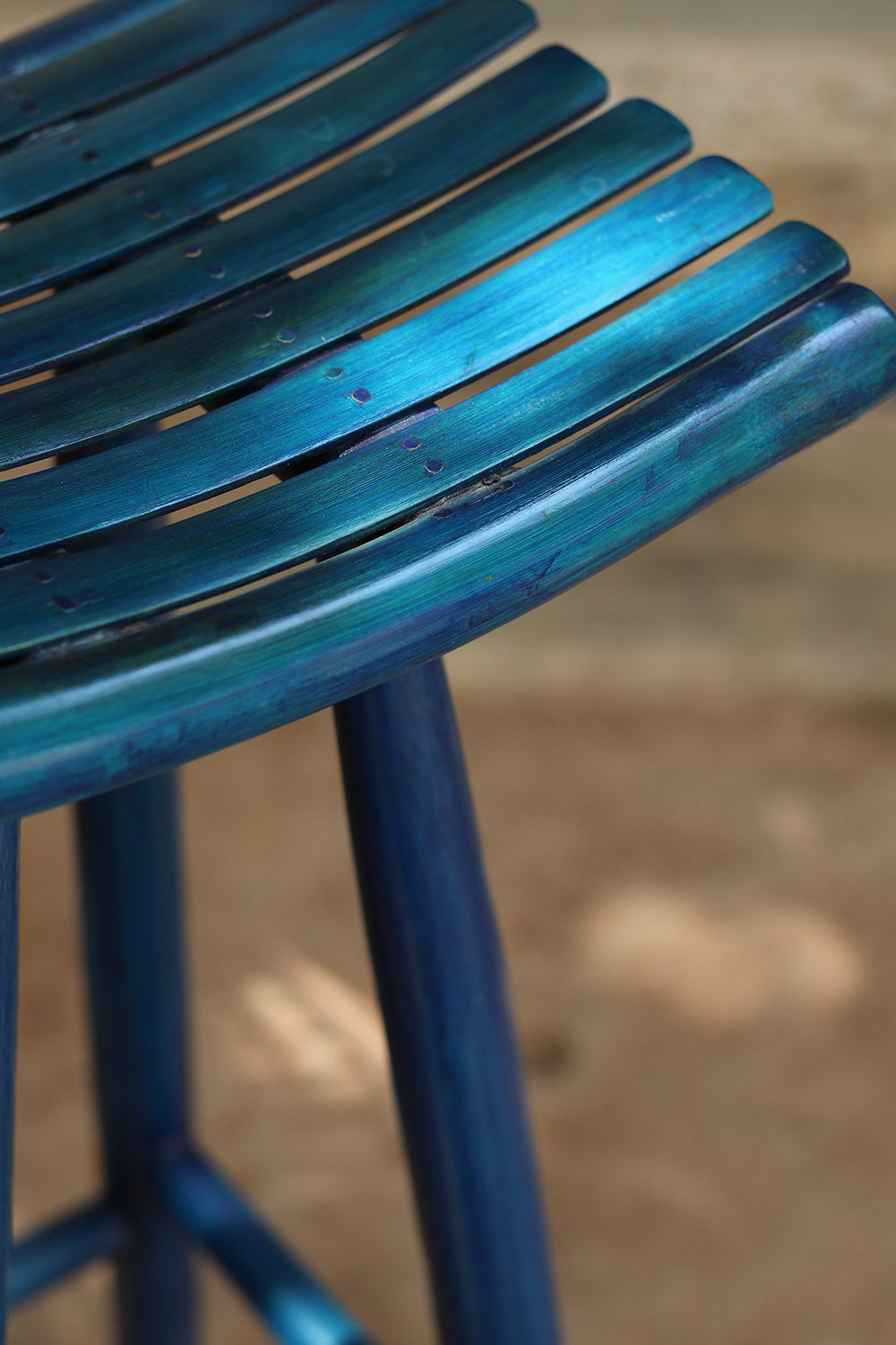 Madyam Bar Stool (Blue)