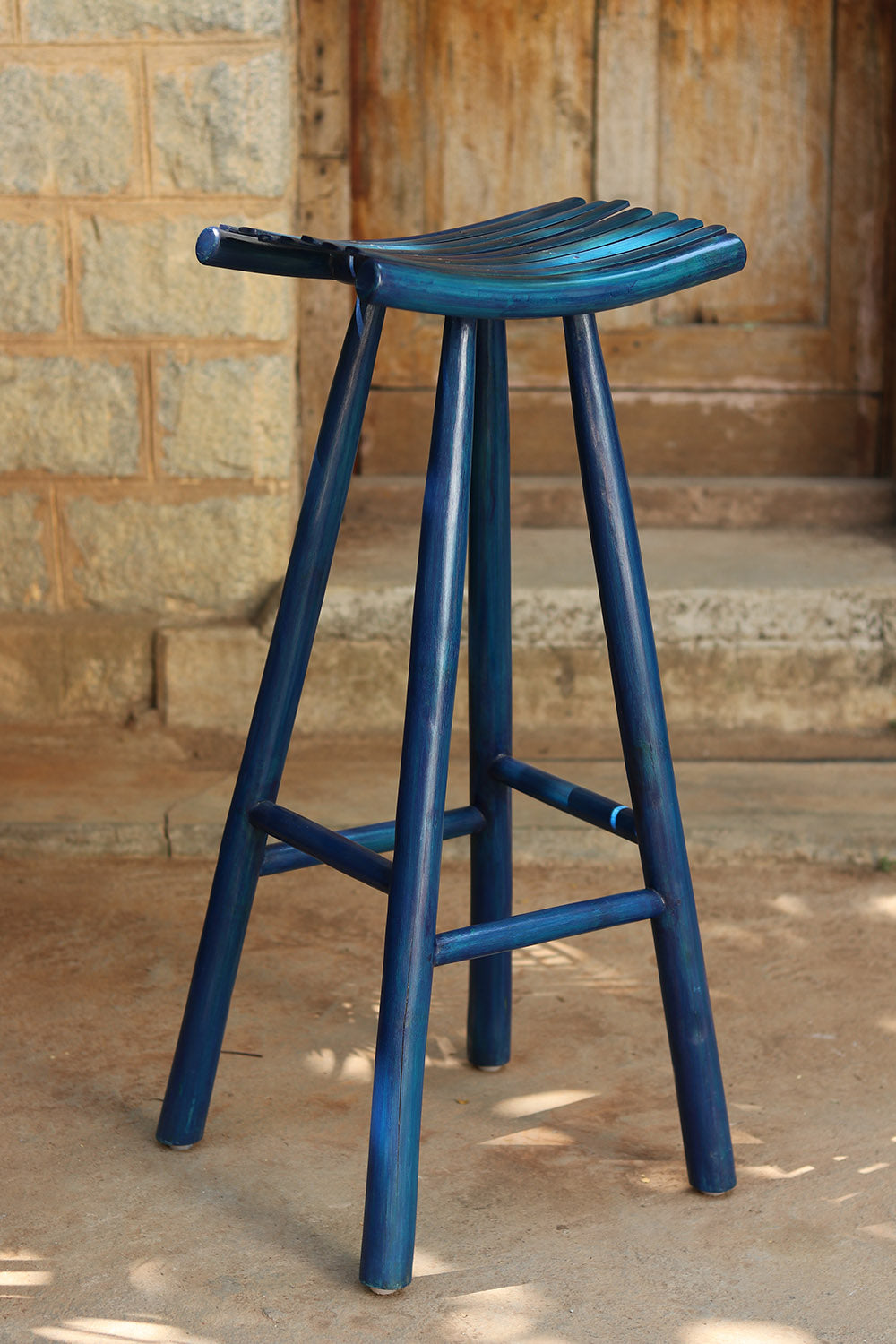 Madyam Bar Stool (Blue)