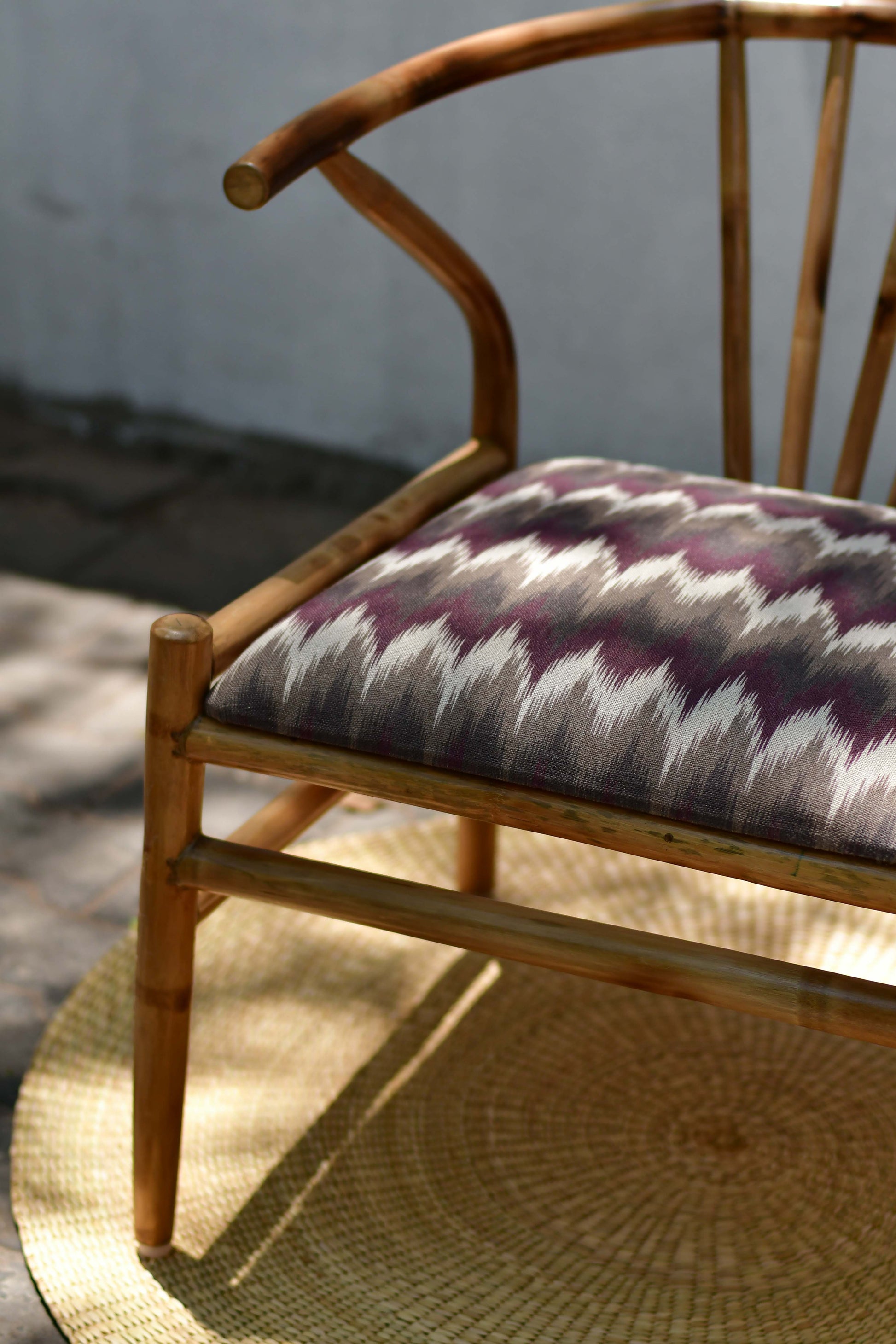 Wishbone Chair Upholstered Seat Wishbone Chair - Main Image