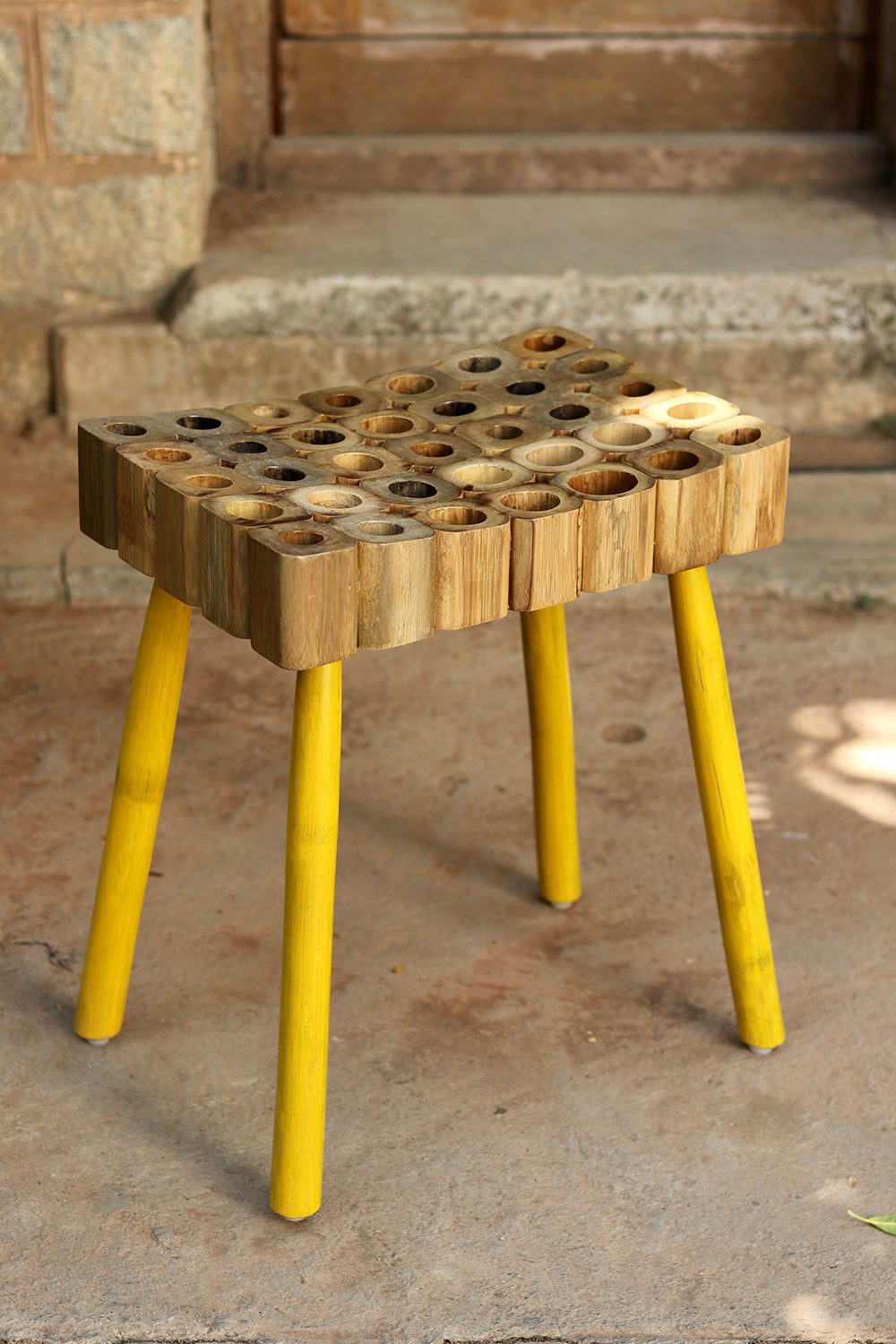 BeeHive Stool (Yellow) - Single Seater