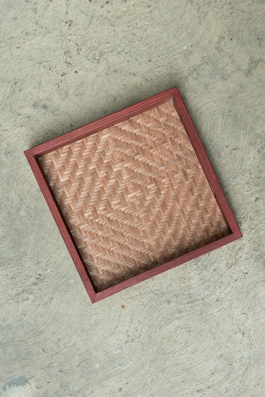 Sabai Bamboo Tray with Handle Small
