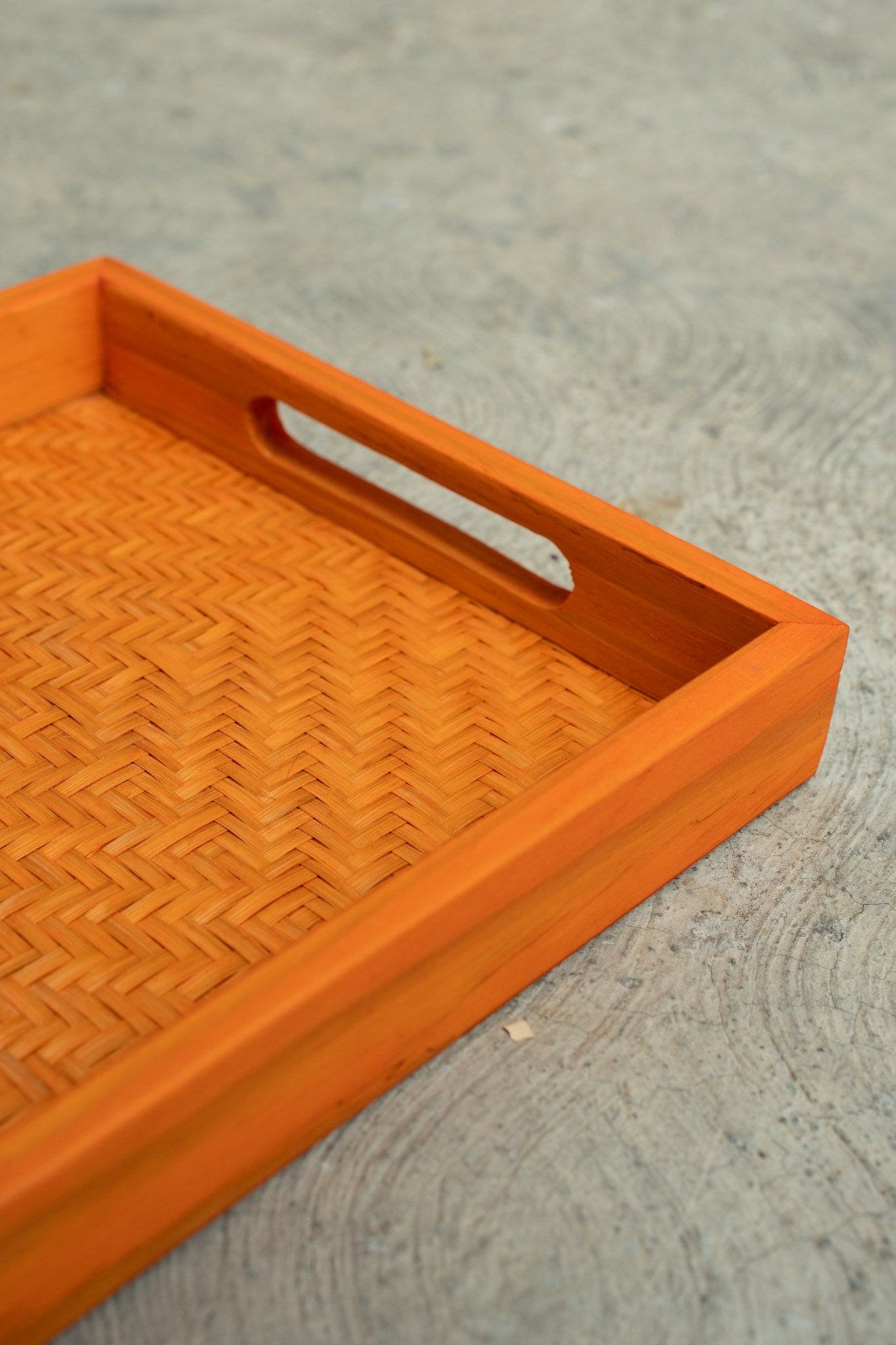 Sabai Bamboo Tray with Handle Small
