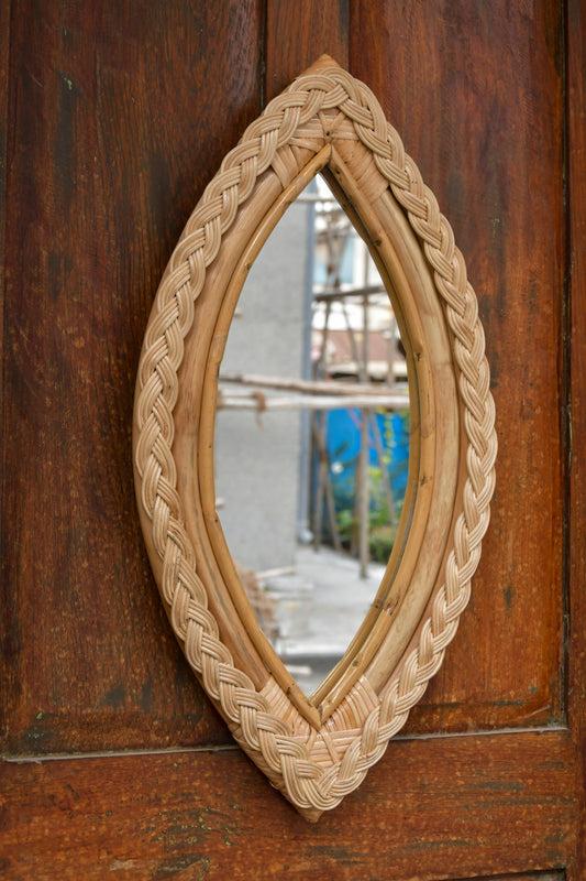 Florence Rattan mirror