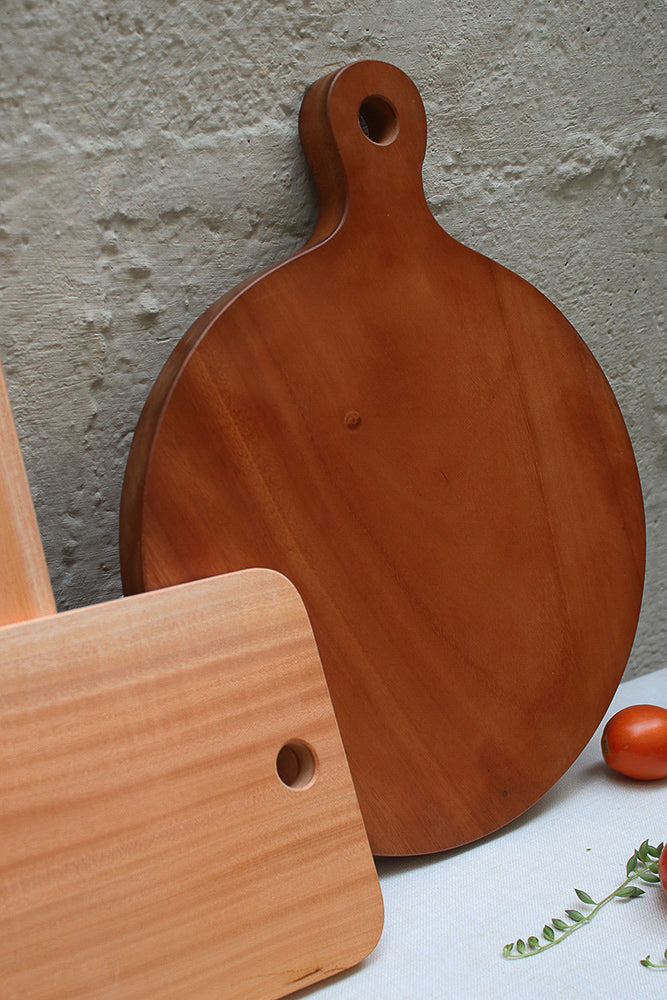 Neem Wood Round Chopping Board – Bamboopecker