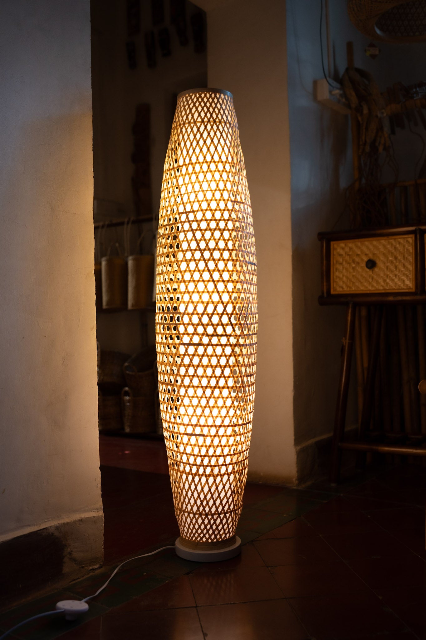 Aanan Bamboo Floor Lamp