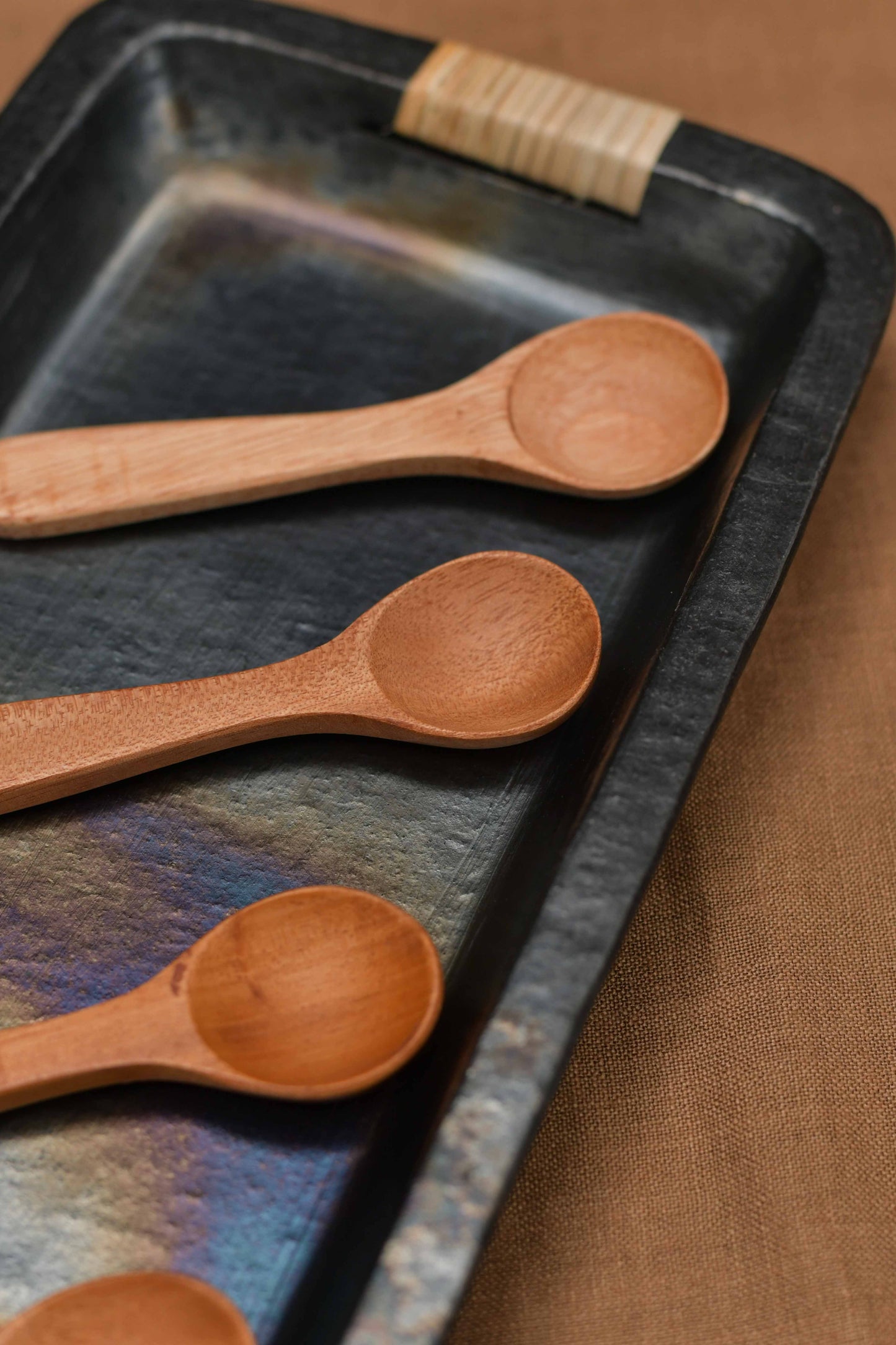 Neem Wood Small Spoons - Set of 6