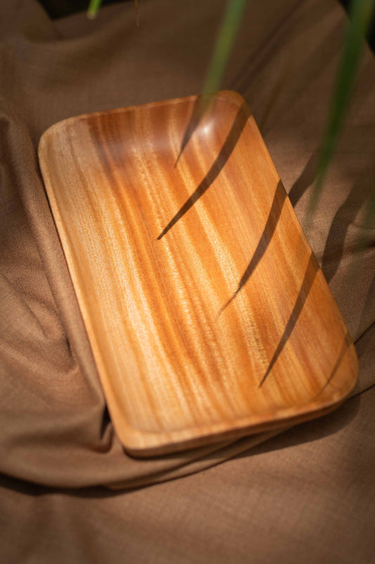 Neem Wood Nuts Serving Tray