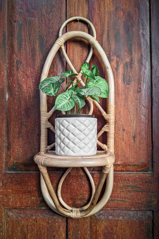 Flor Rattan Plant Stand