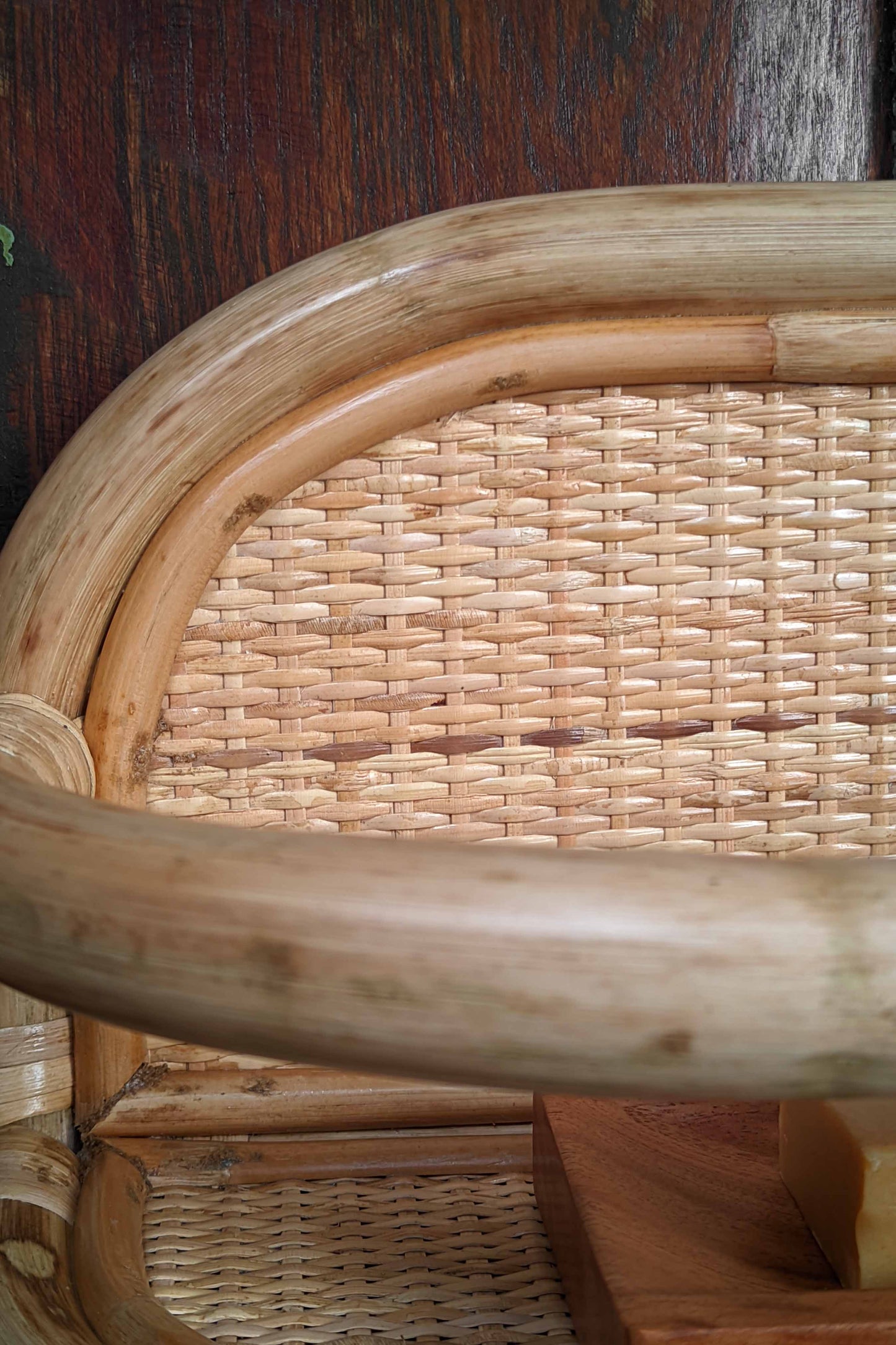 Tebu Rattan Wall Shelf