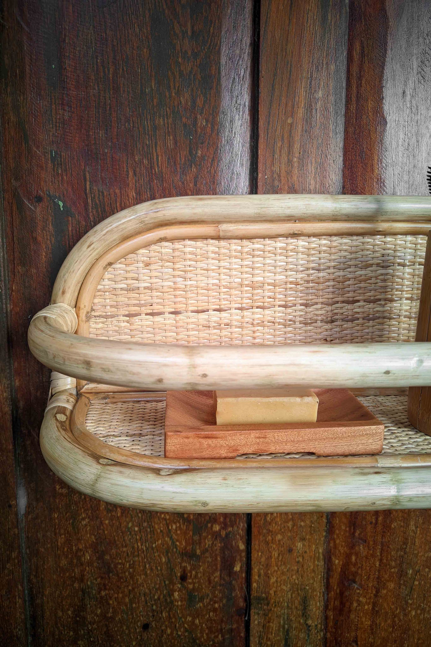 Tebu Rattan Wall Shelf