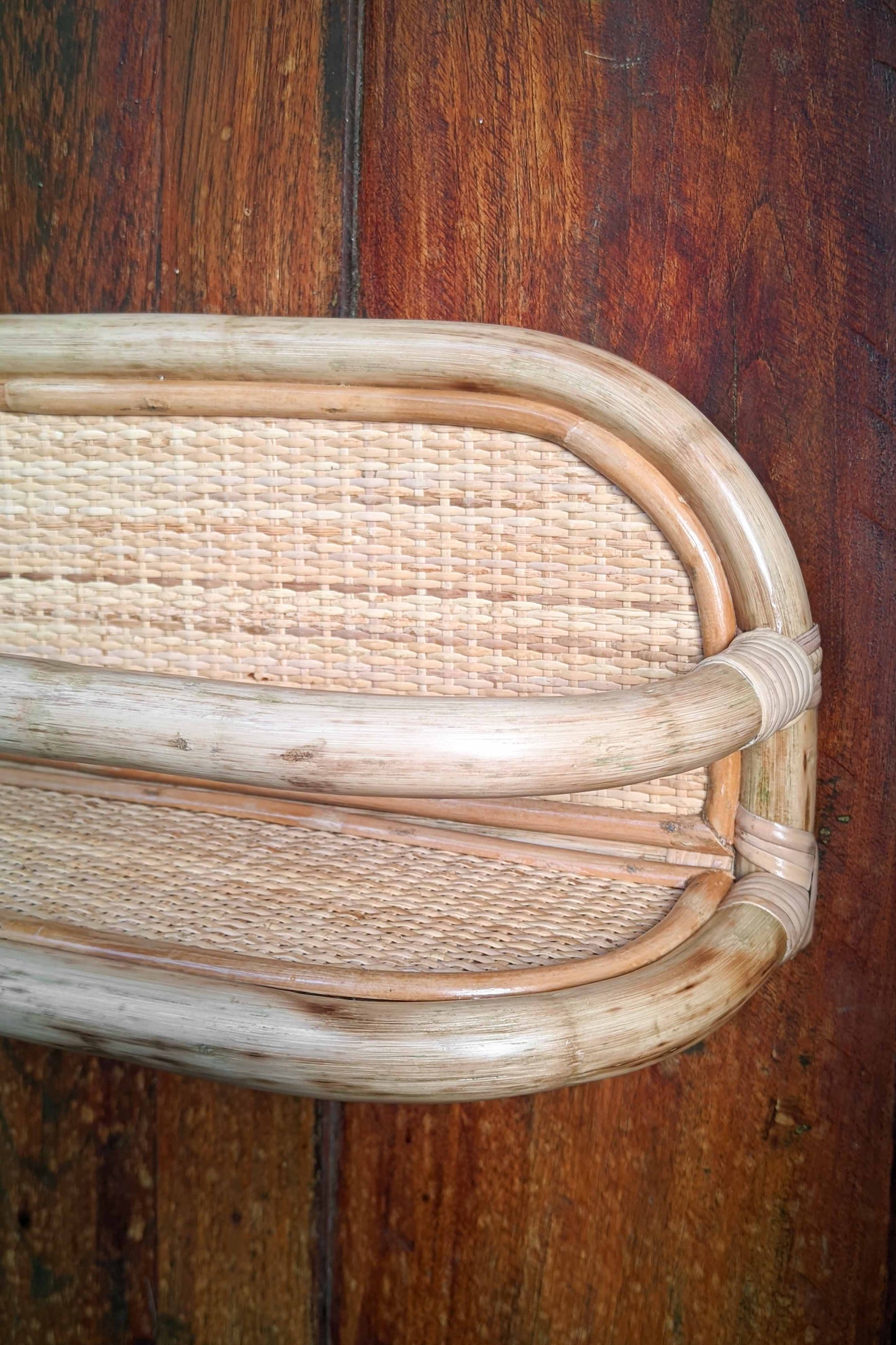 Tebu Rattan Wall Shelf