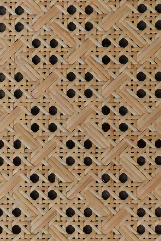 Diamond Weave Rattan Mats