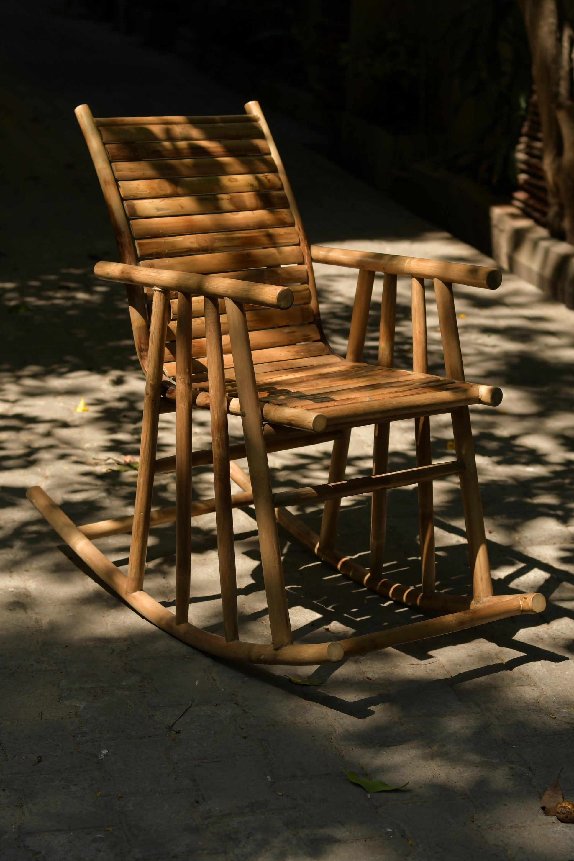 Bamboo Aaram Chair For Home Kulukunu Rocking Chair