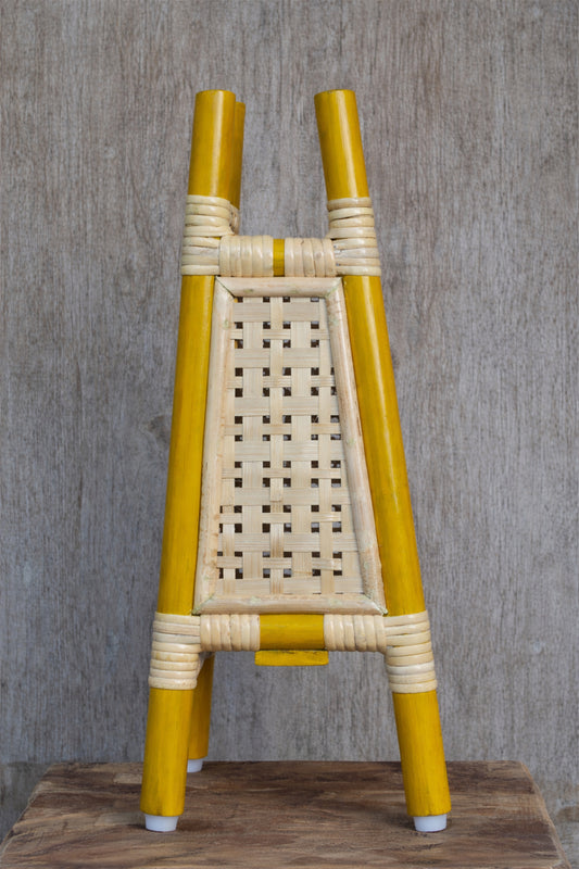 Golden Woods Bamboo Table Lamp - Mini Yellow
