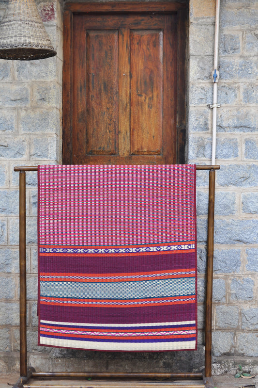 Damini Floor Mat Pink & Violet