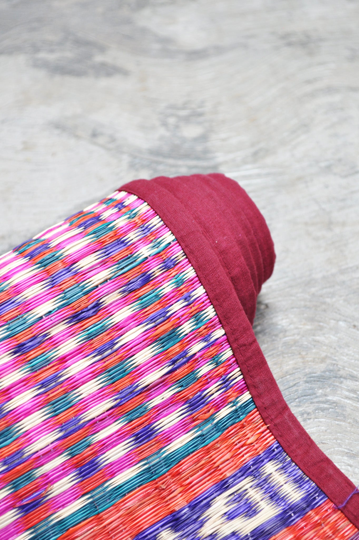 Damini Floor Mat Pink & Violet