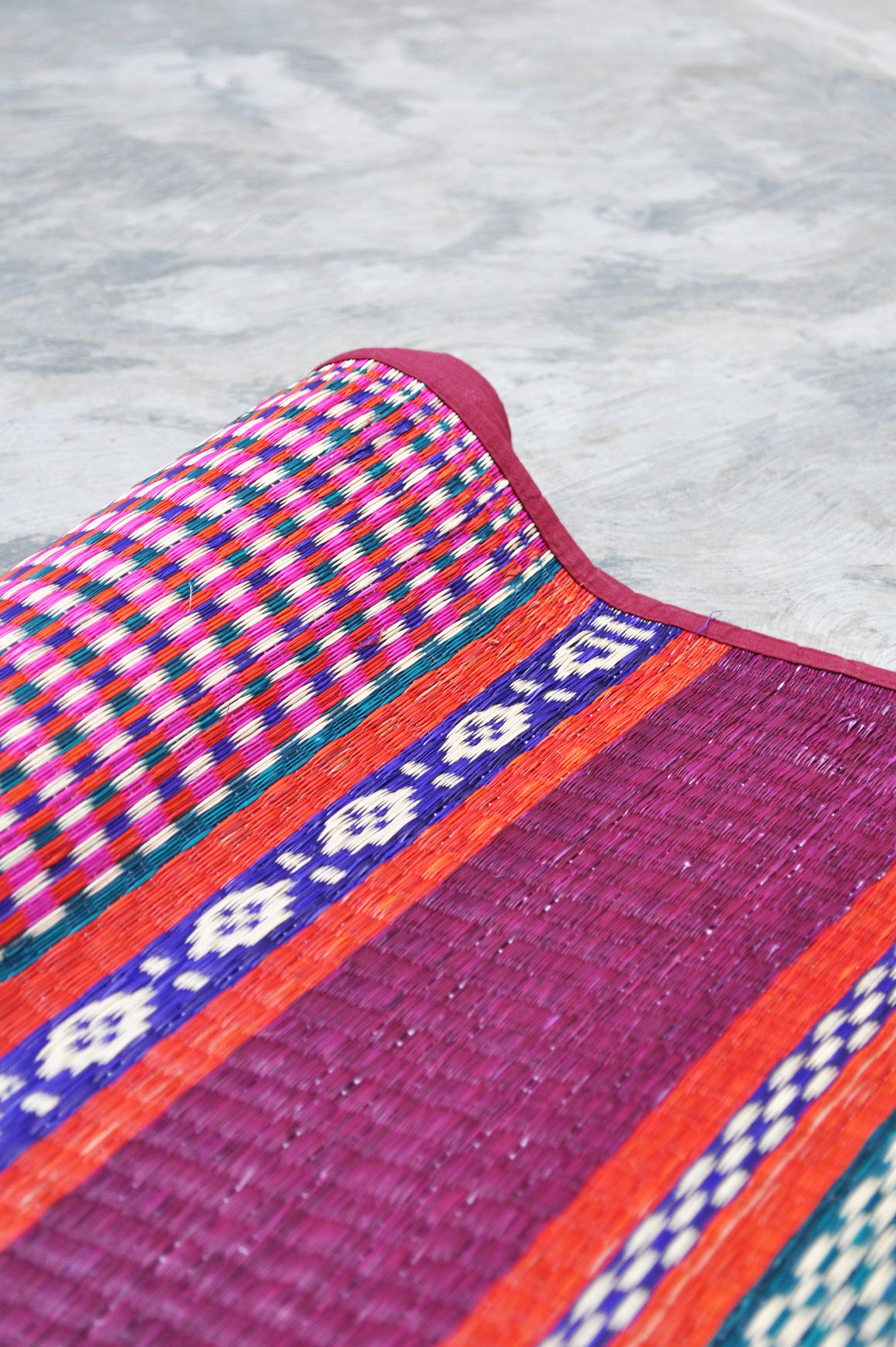 Damini Floor Mat Pink & Violet
