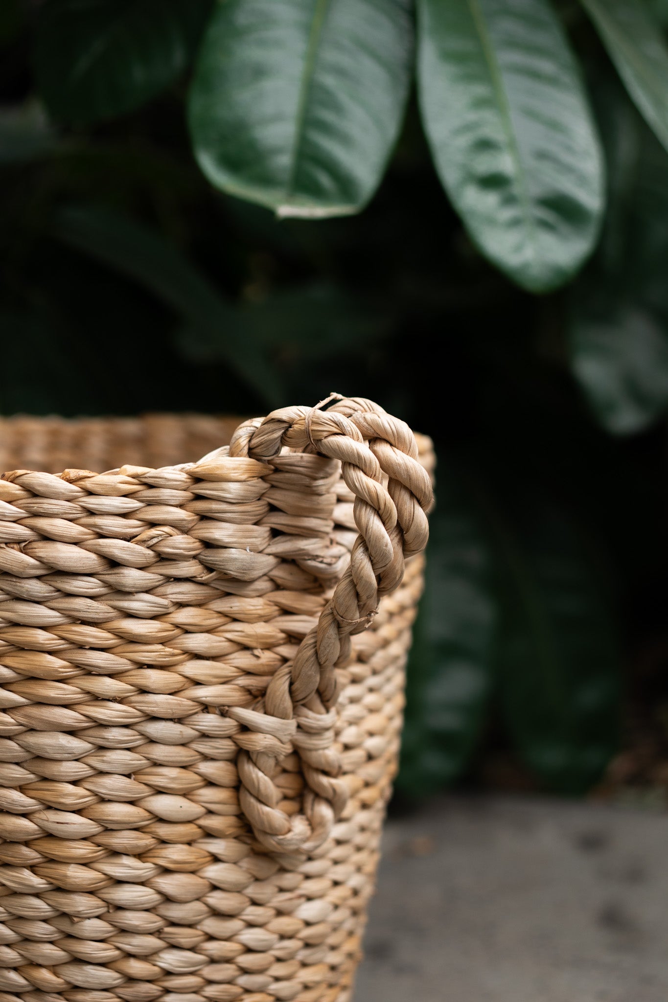 Banana Fibre Laundry Basket