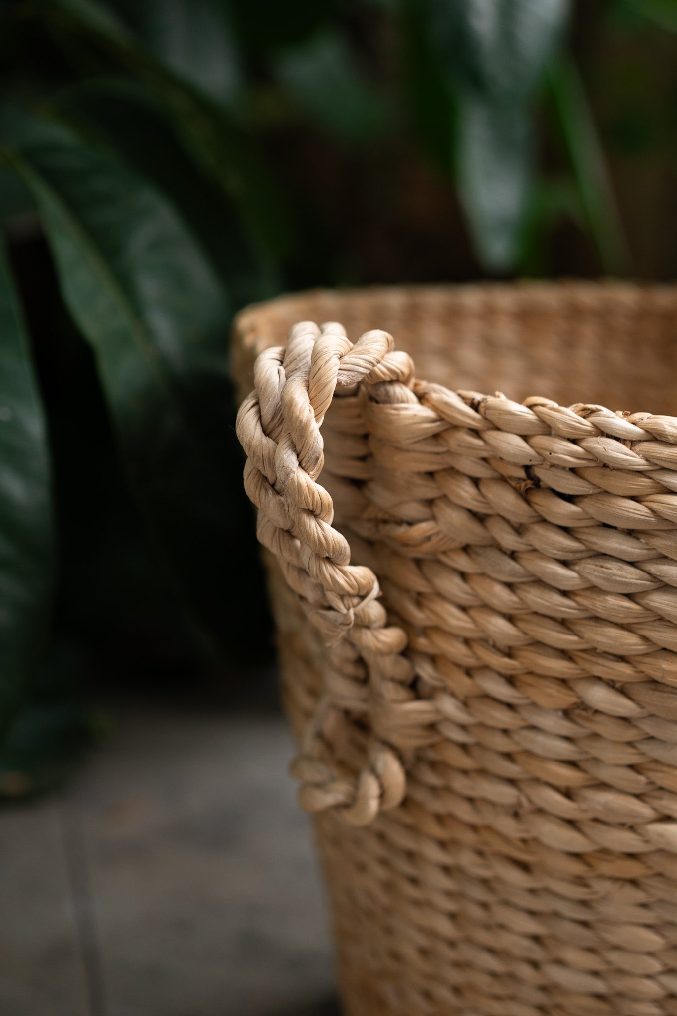 Banana Fibre Laundry Basket