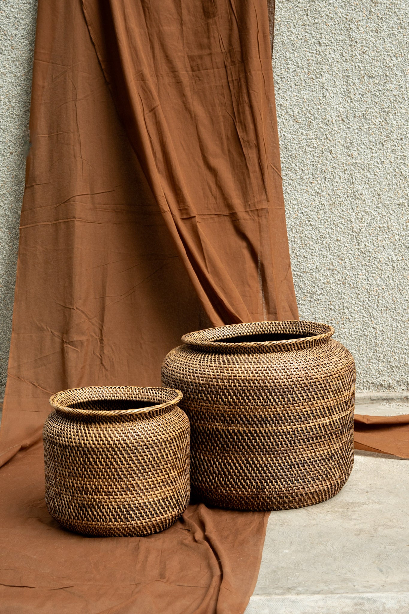 Midori Cane Pot Basket