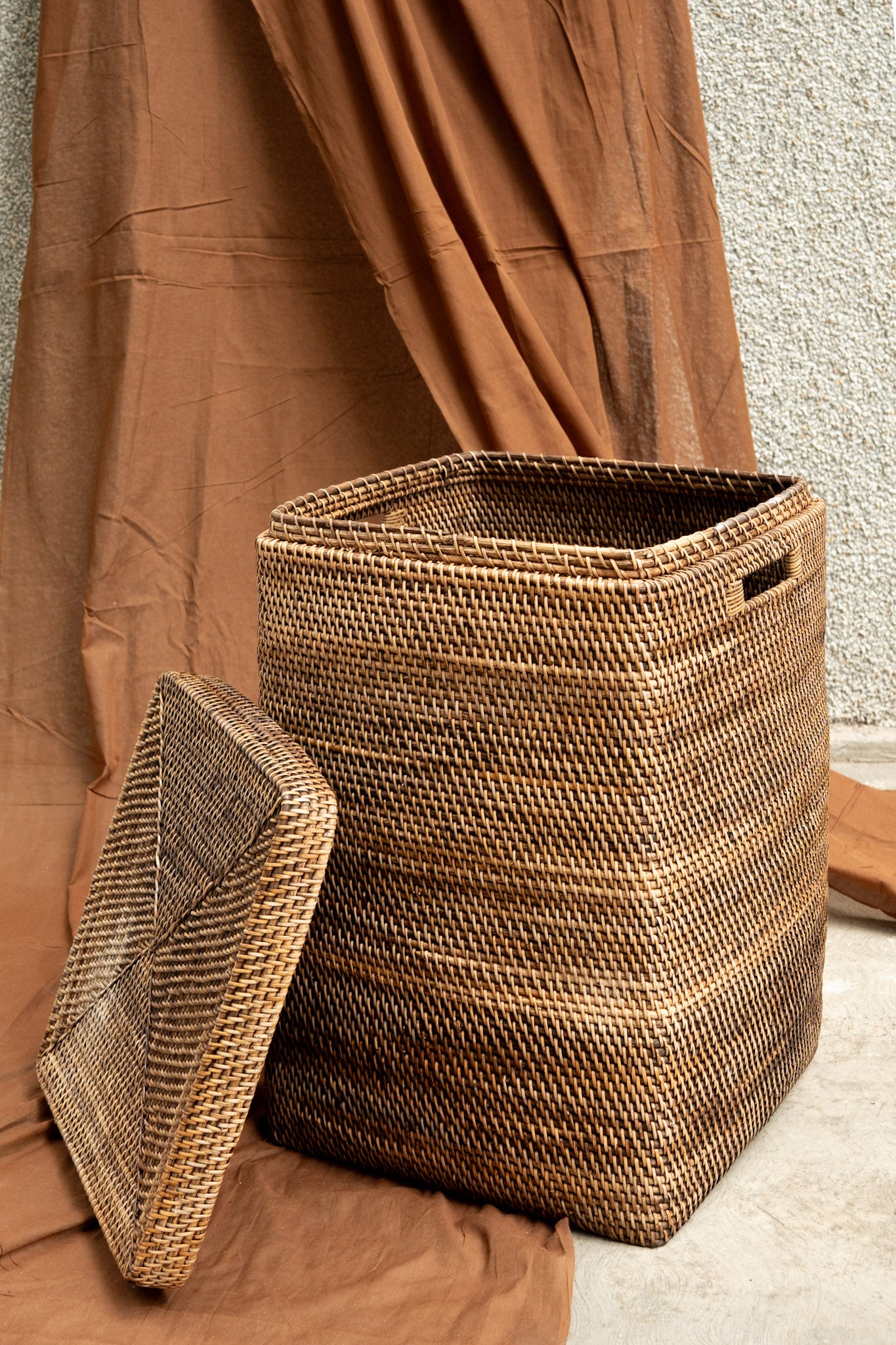 Midori Cuboid Cane Basket