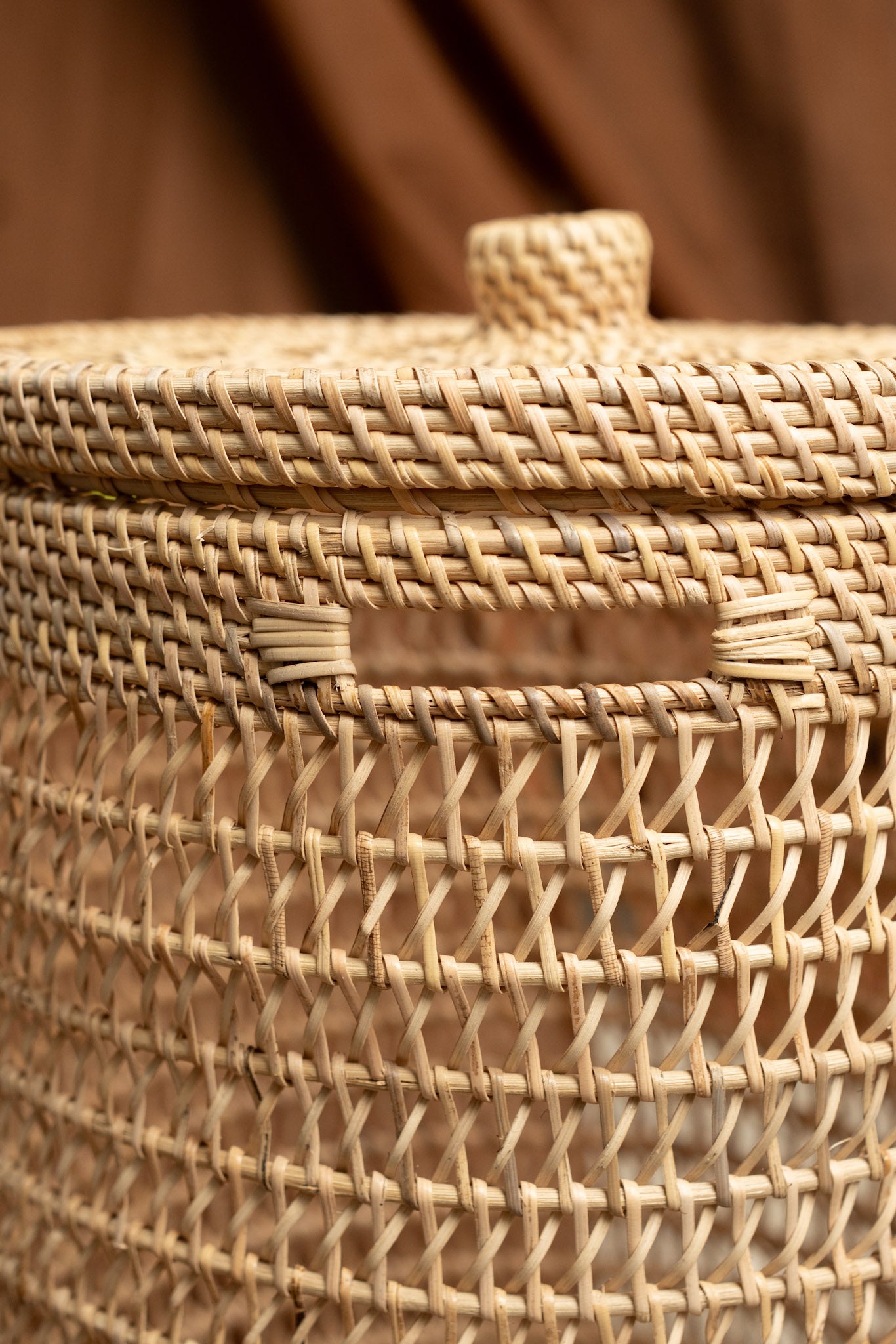 Midori Beige Laundry Basket
