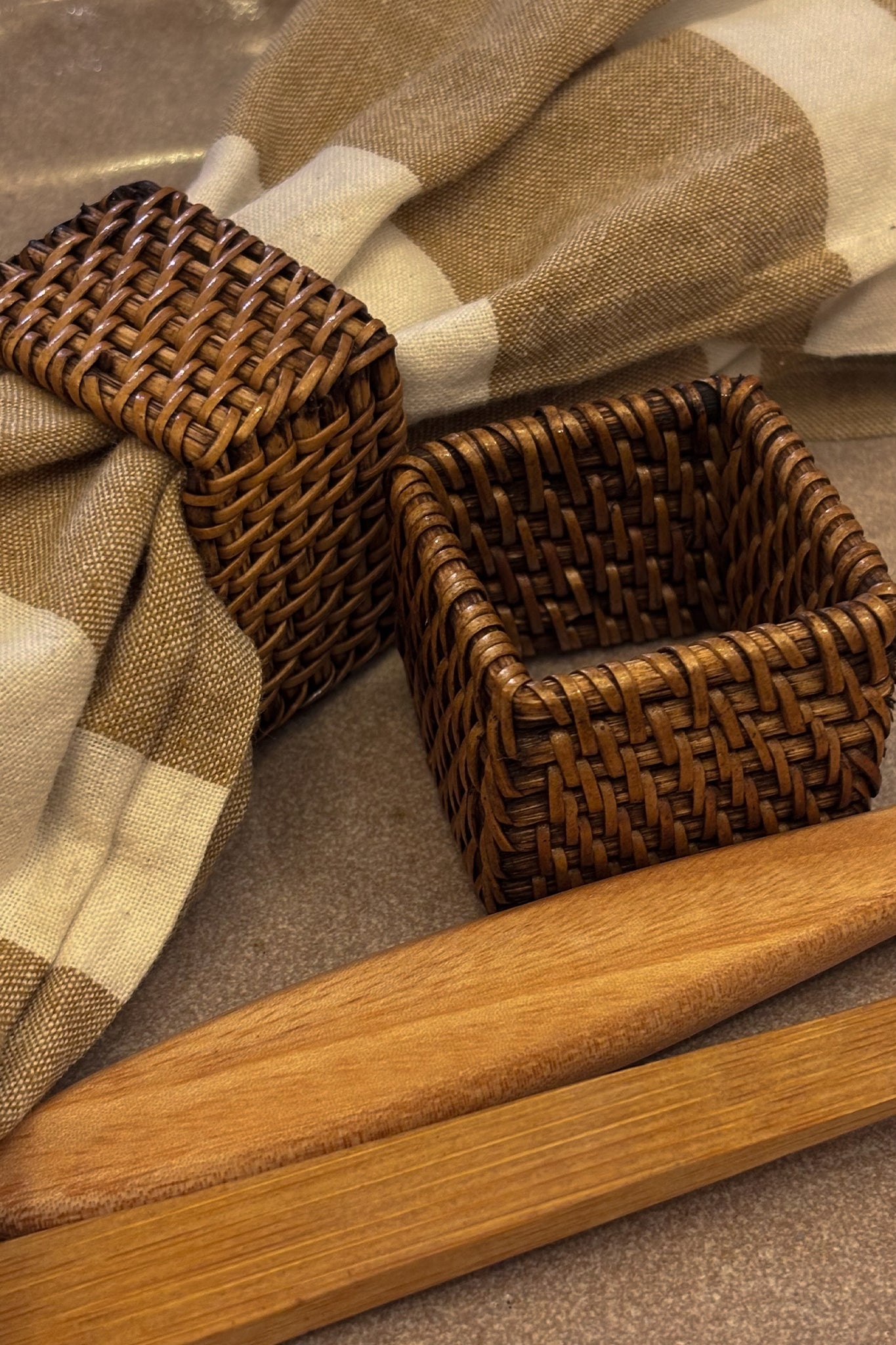 Midori Napkin Ring (set of 2)- Rectangle