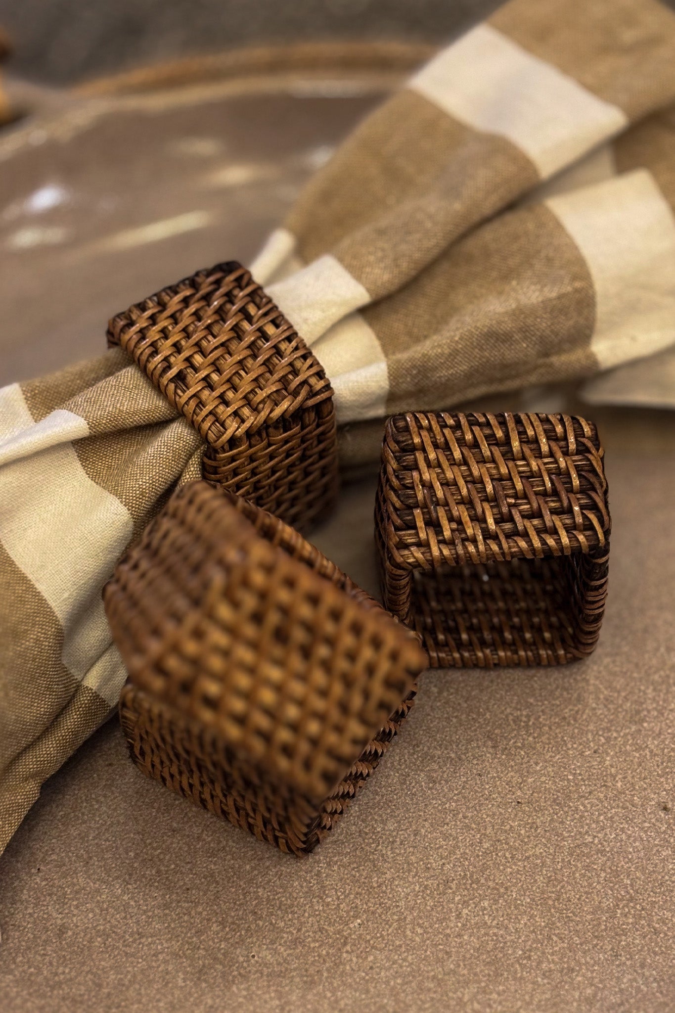 Midori Napkin Ring (set of 2)- Rectangle