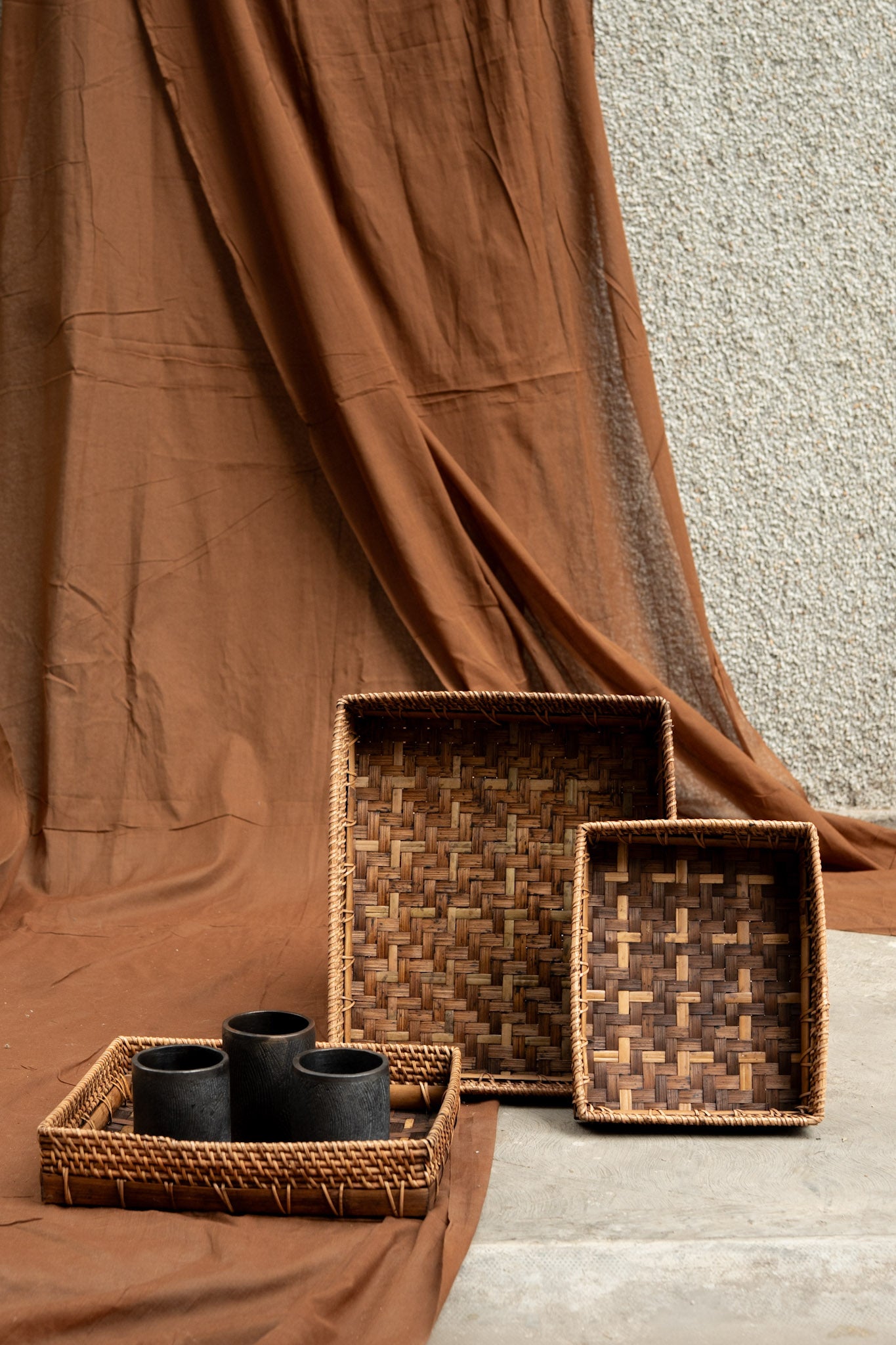 Midori Rectangle Pattern Tray