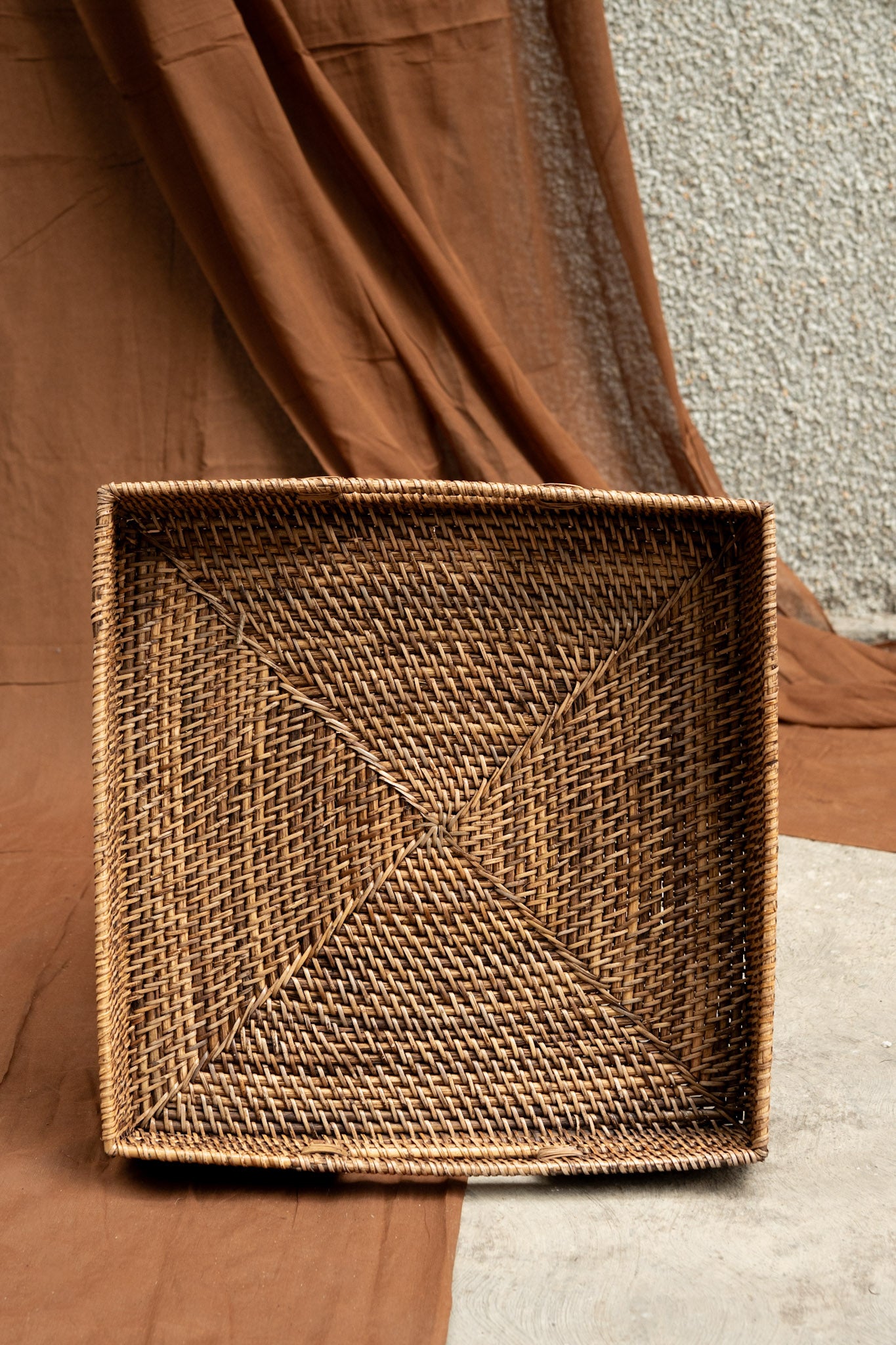 Cane Square Tray