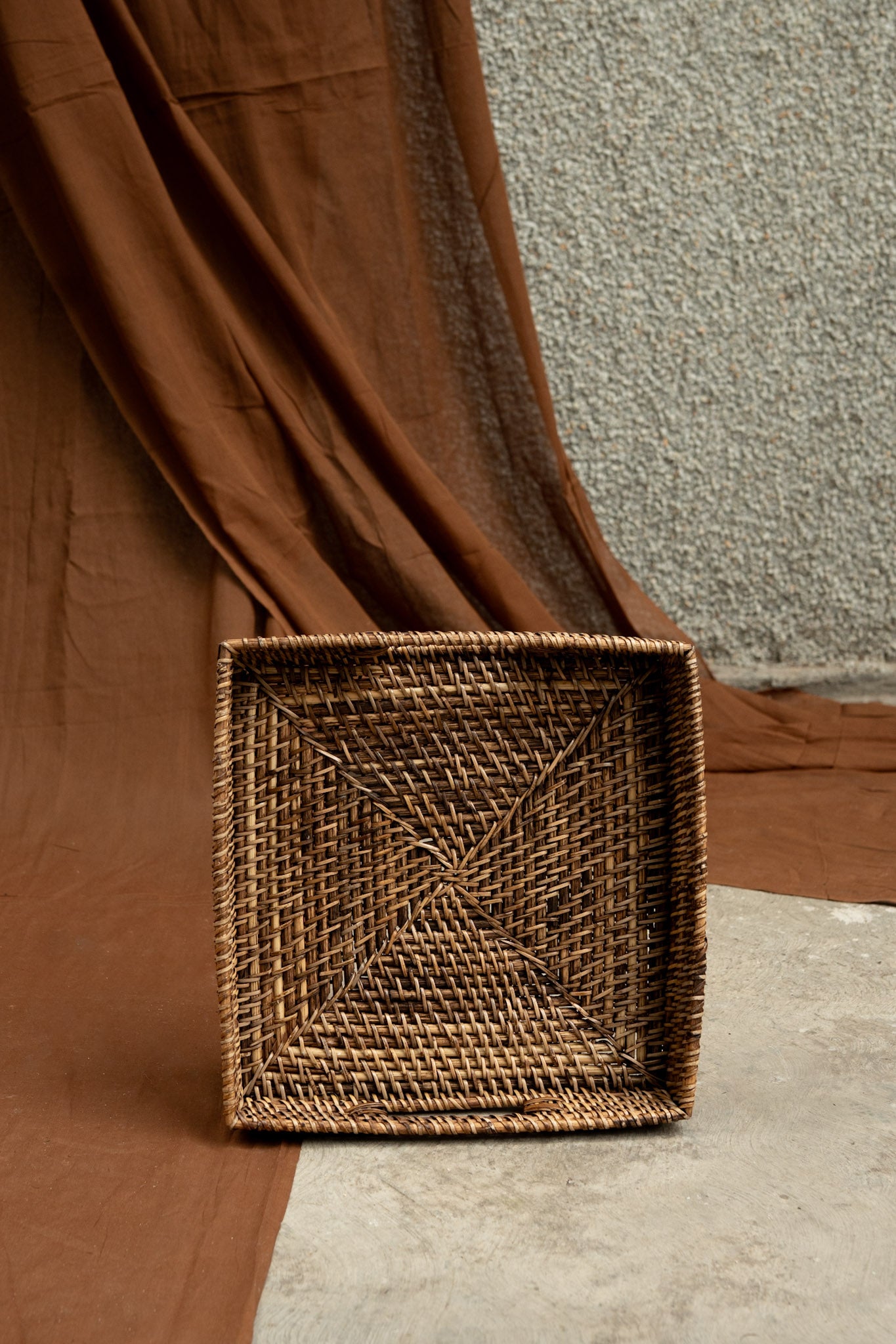 Cane Square Tray