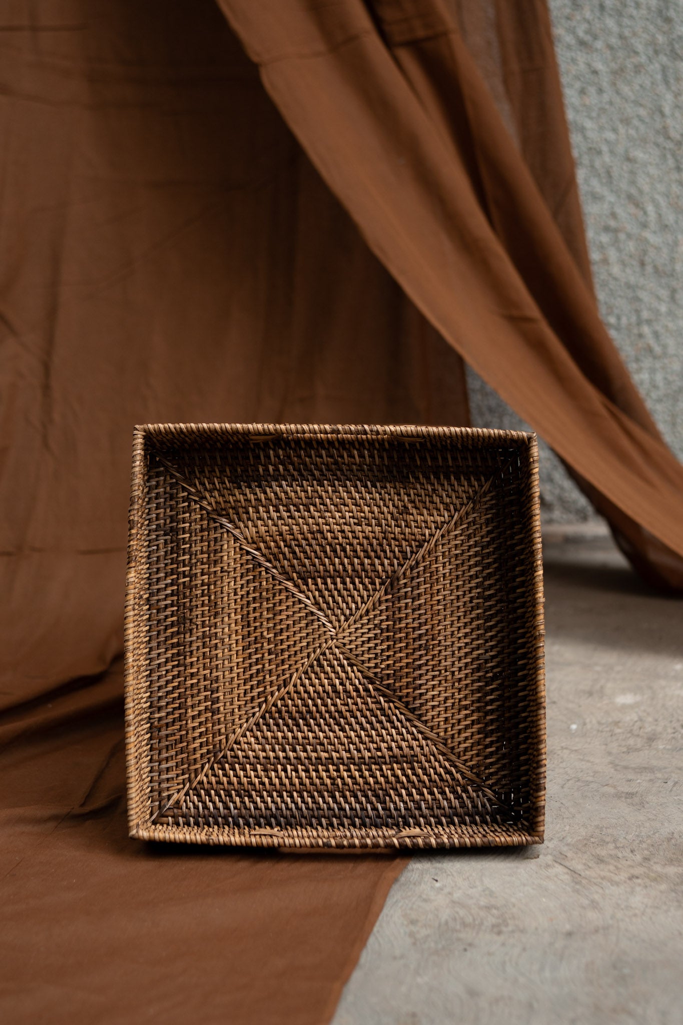Cane Square Tray