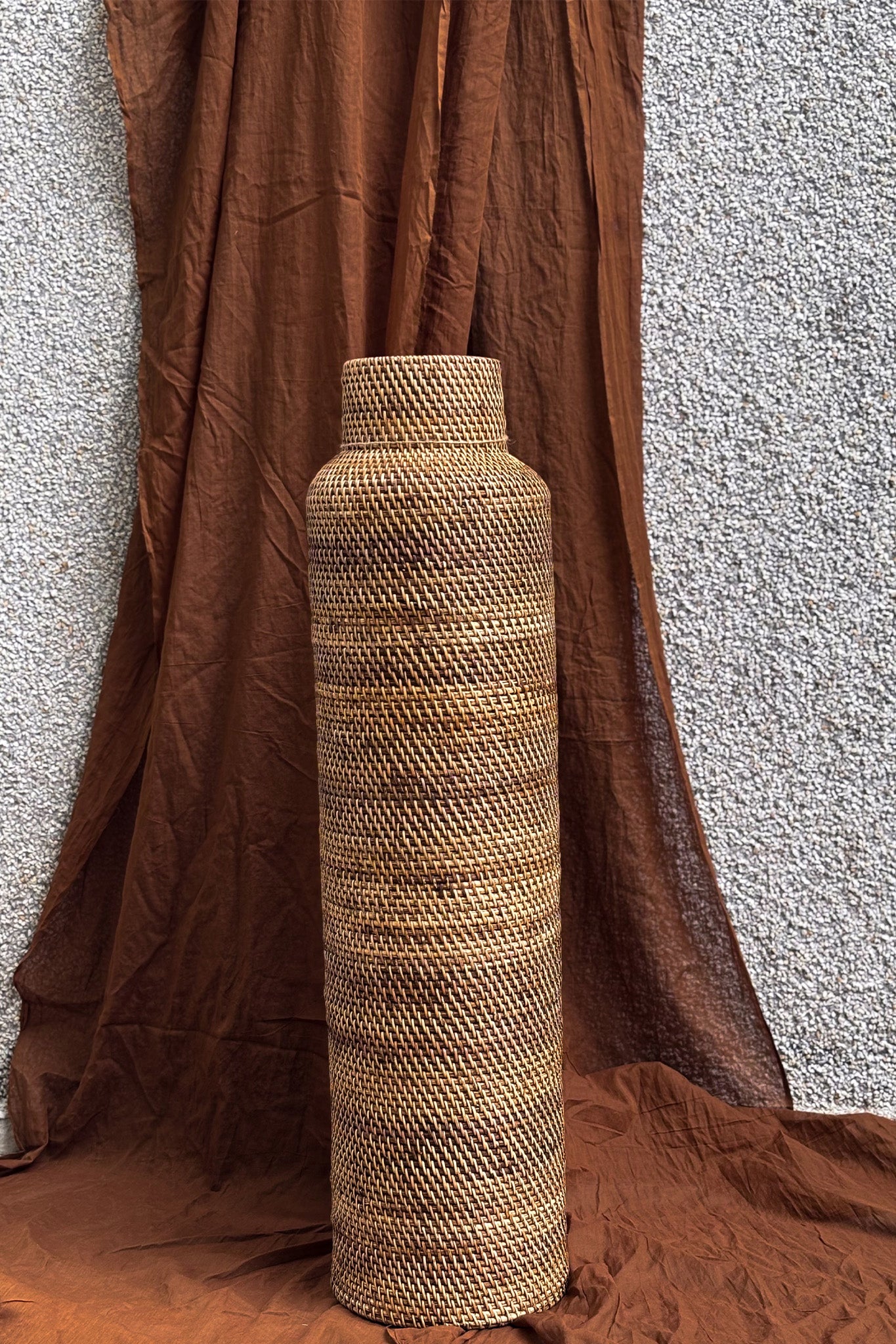 Midori Rattan Vase L