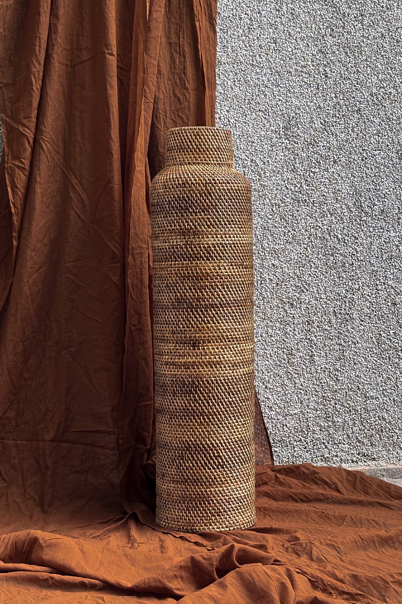 Midori Rattan Vase L