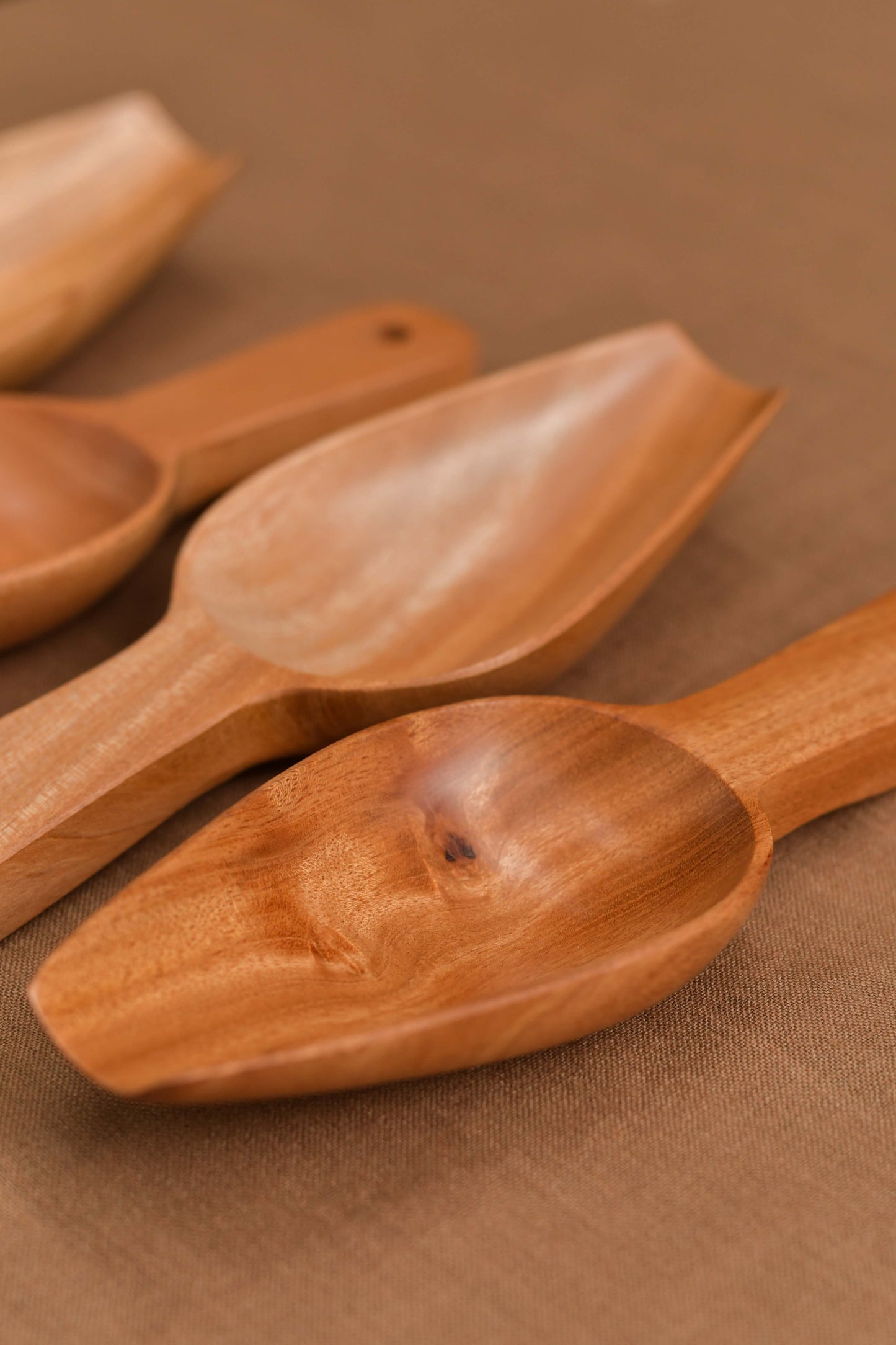 Neem Wood Flour Spoons - Set of 2